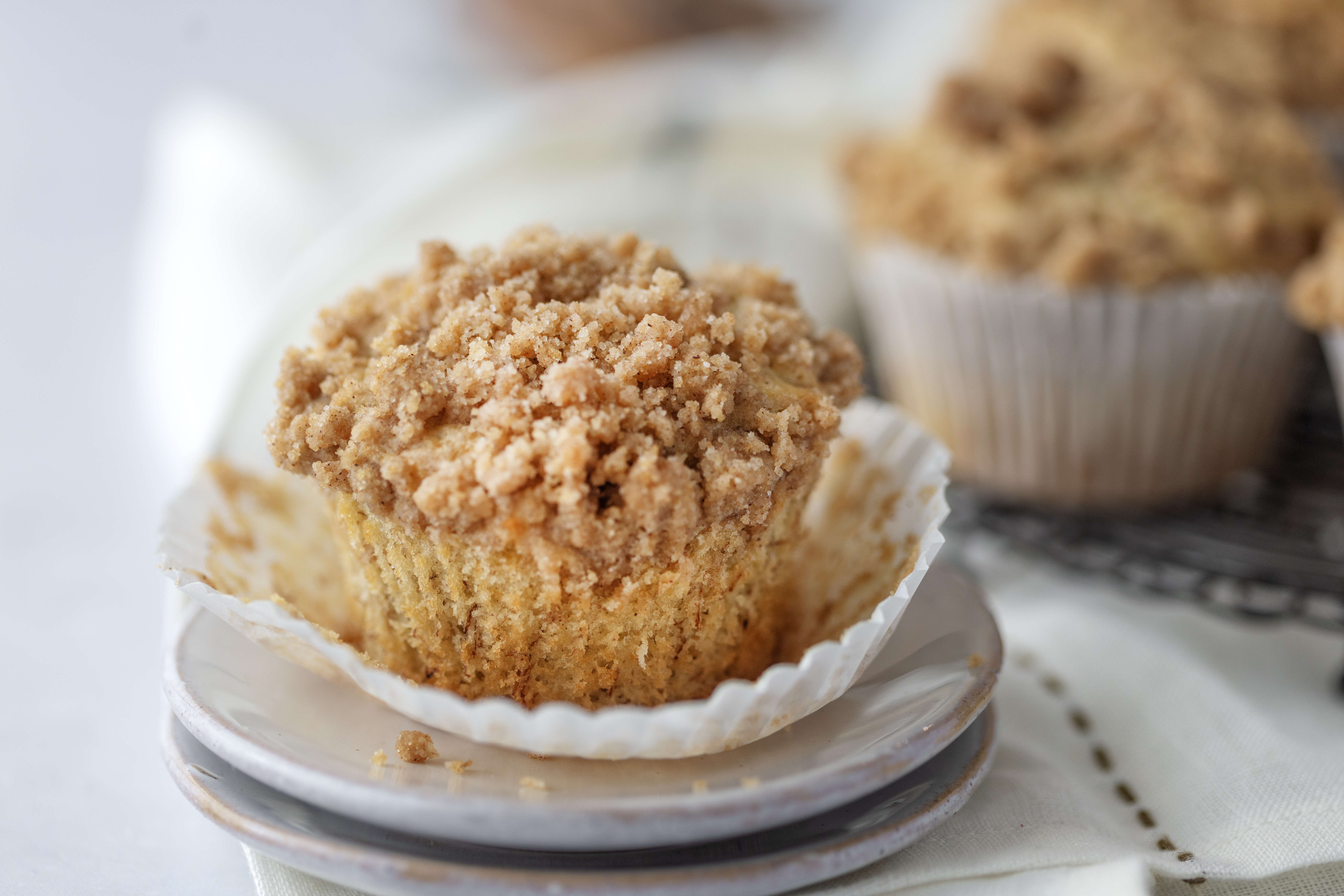 Banana Muffins With Streusel Topping