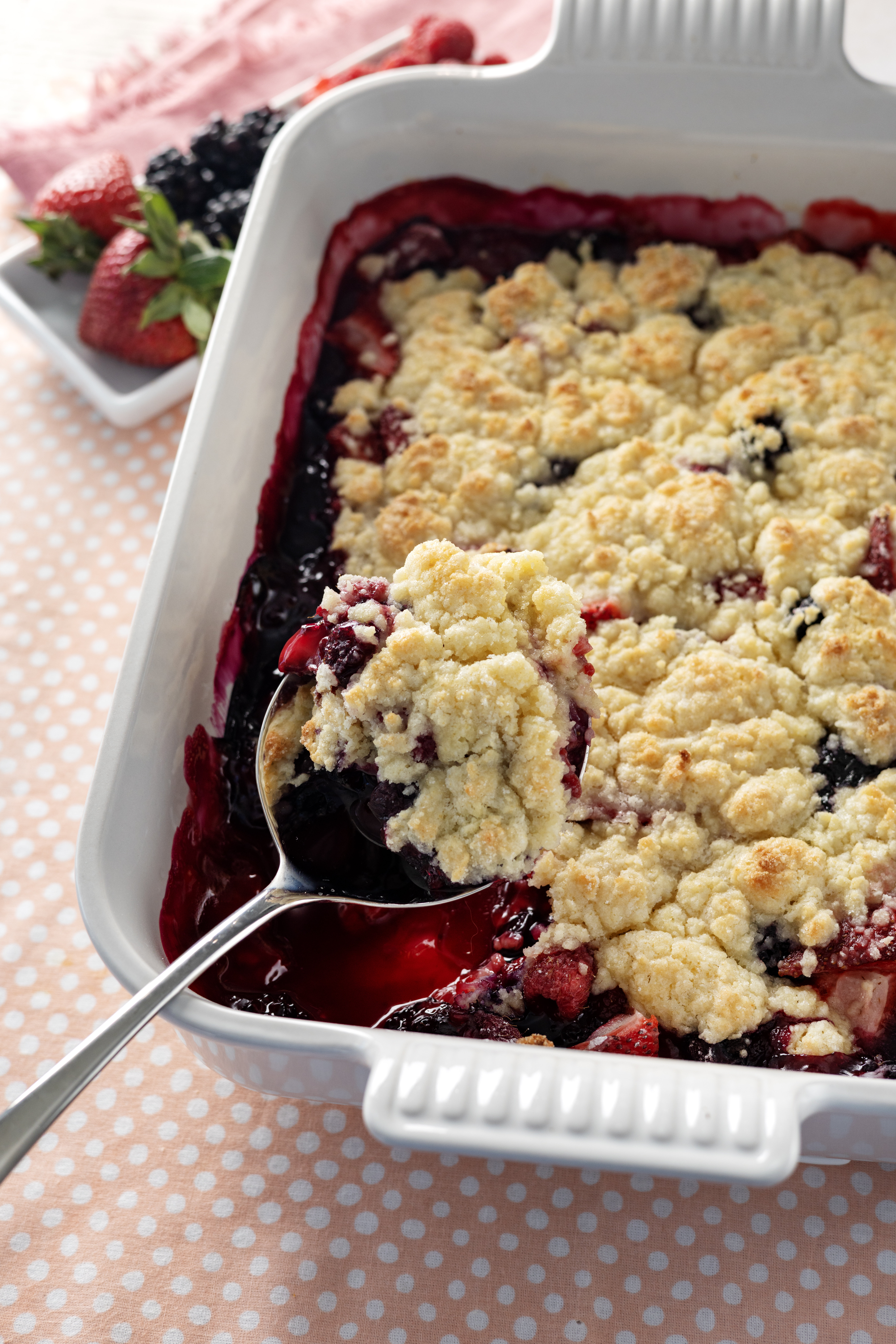 The Best Berry Cobbler