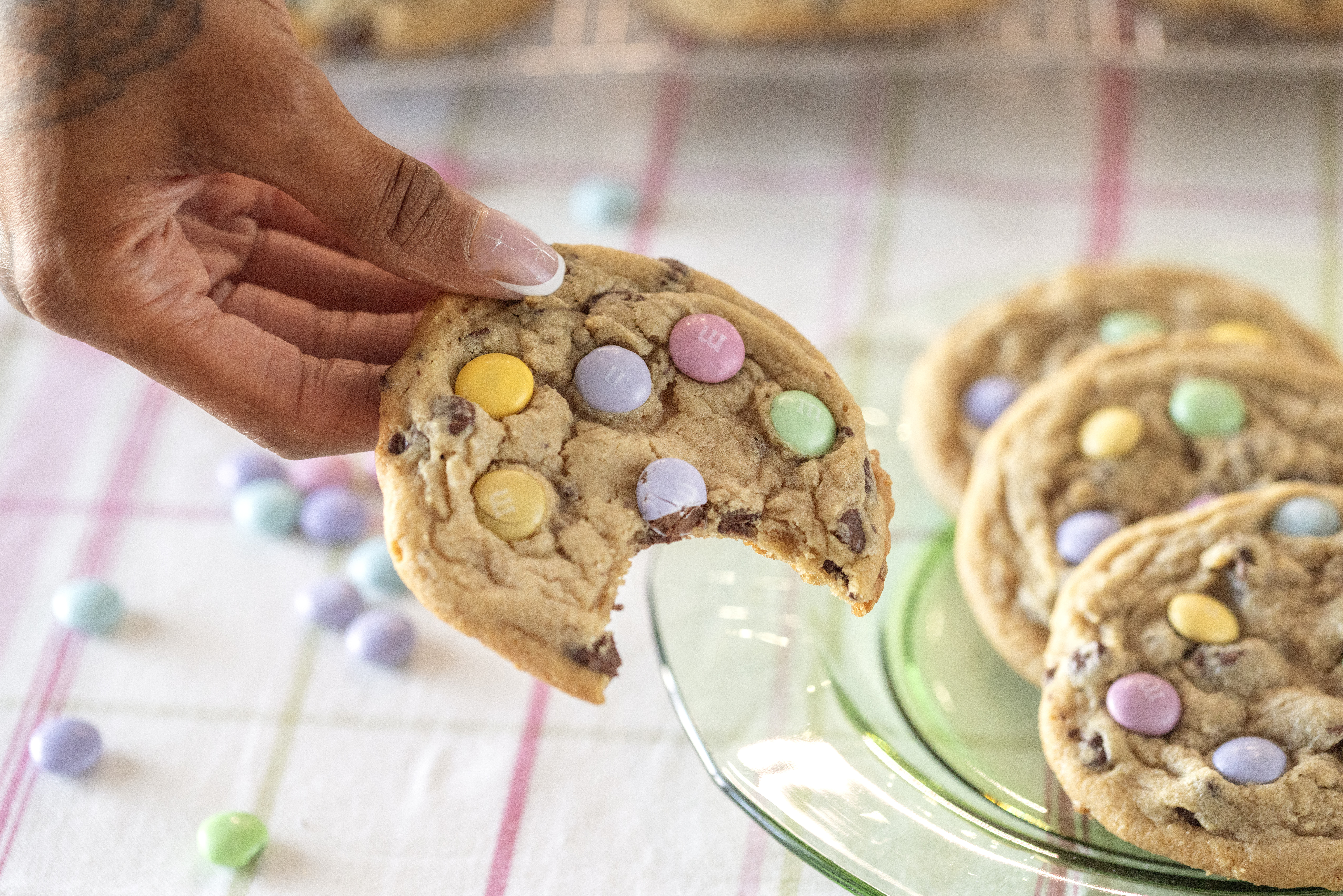 Easter Chocolate Chip M&M Cookies