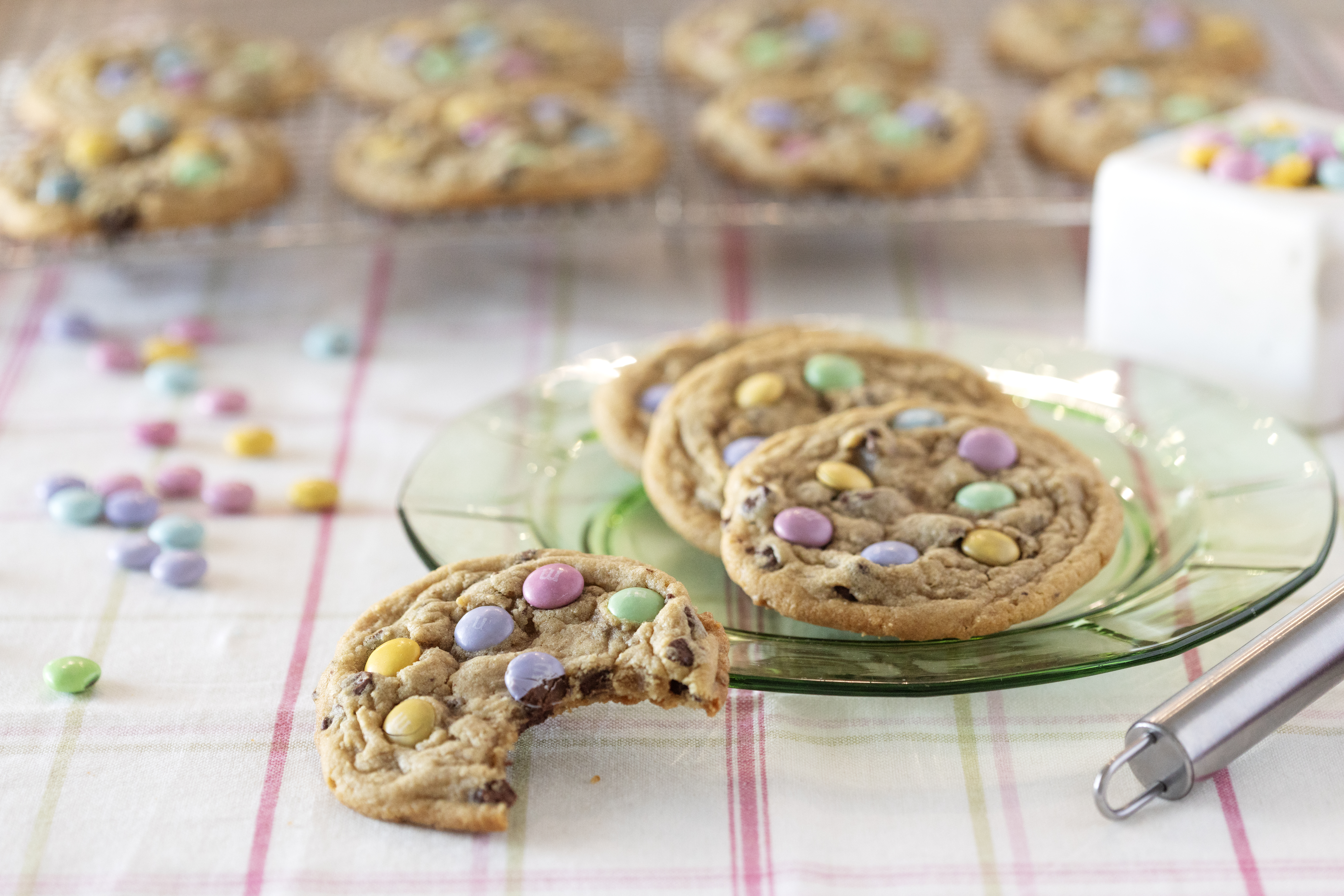Easter Chocolate Chip M&M Cookies