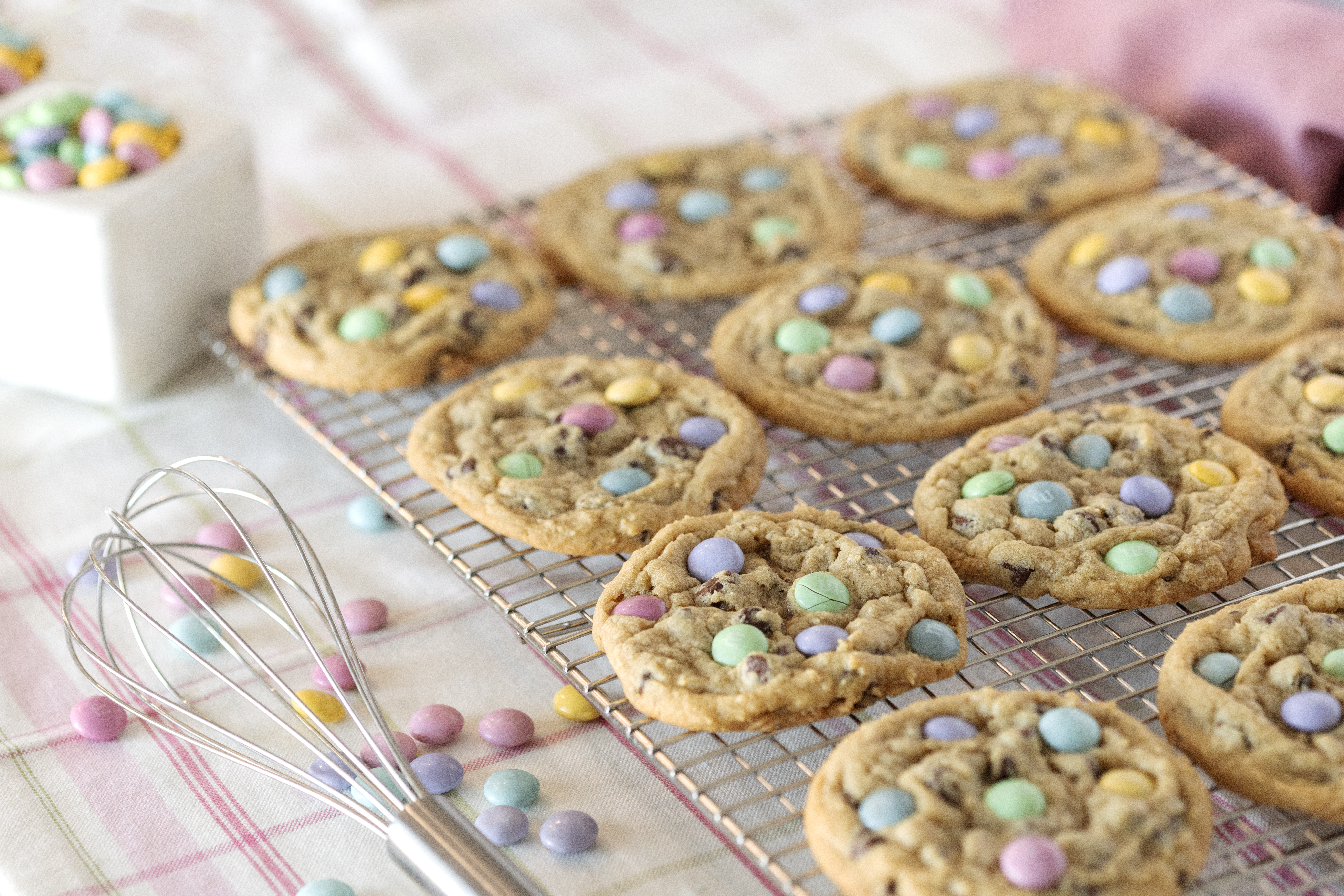 Easter Chocolate Chip M&M Cookies