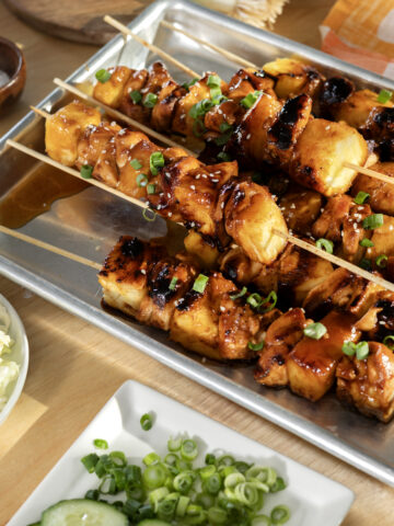 Easy Hawaiian Chicken Kabobs