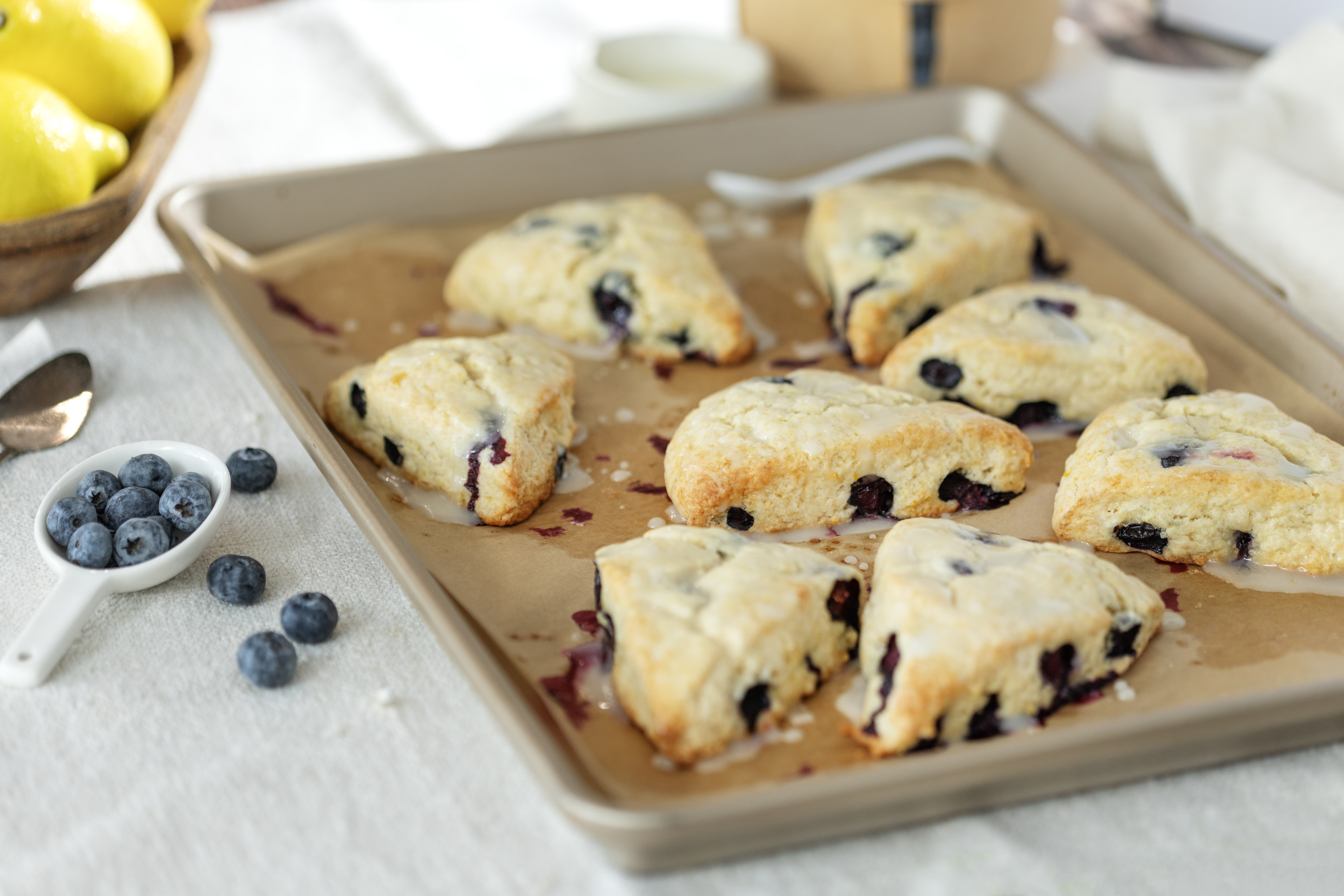 Easy Blueberry Lemon Scones