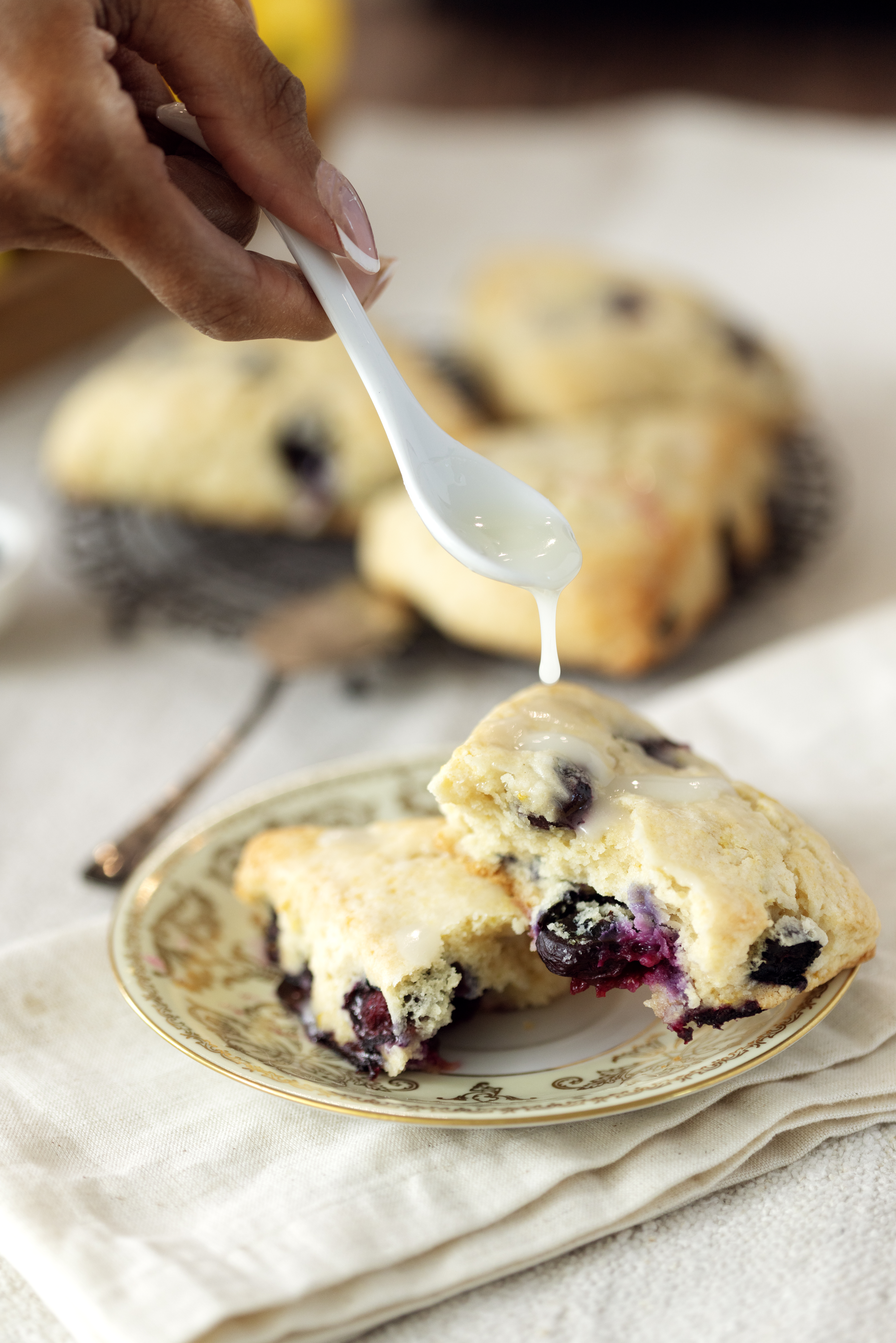 Easy Blueberry Lemon Scones