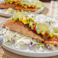 Salmon with Mango Salsa