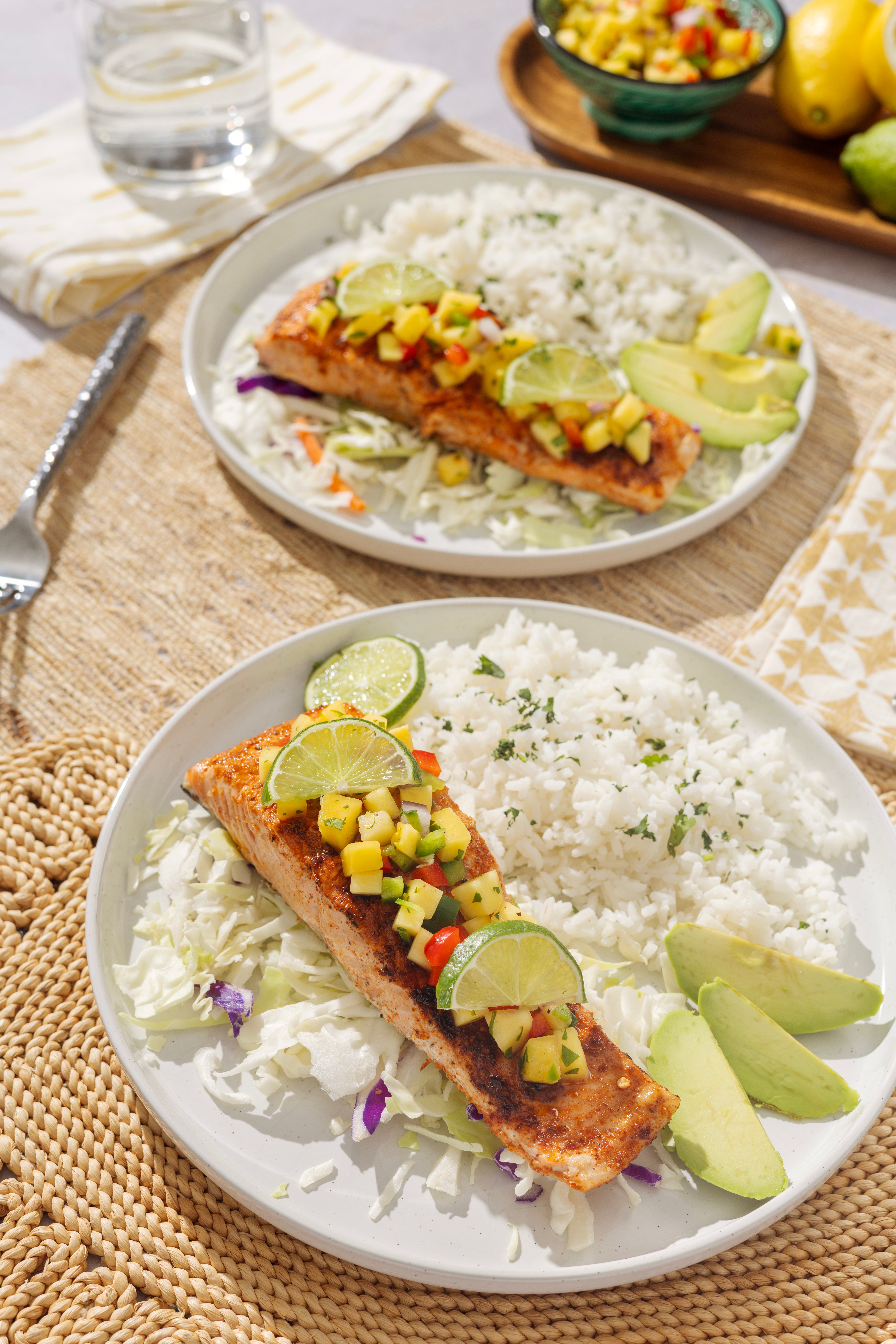 Salmon with Mango Salsa