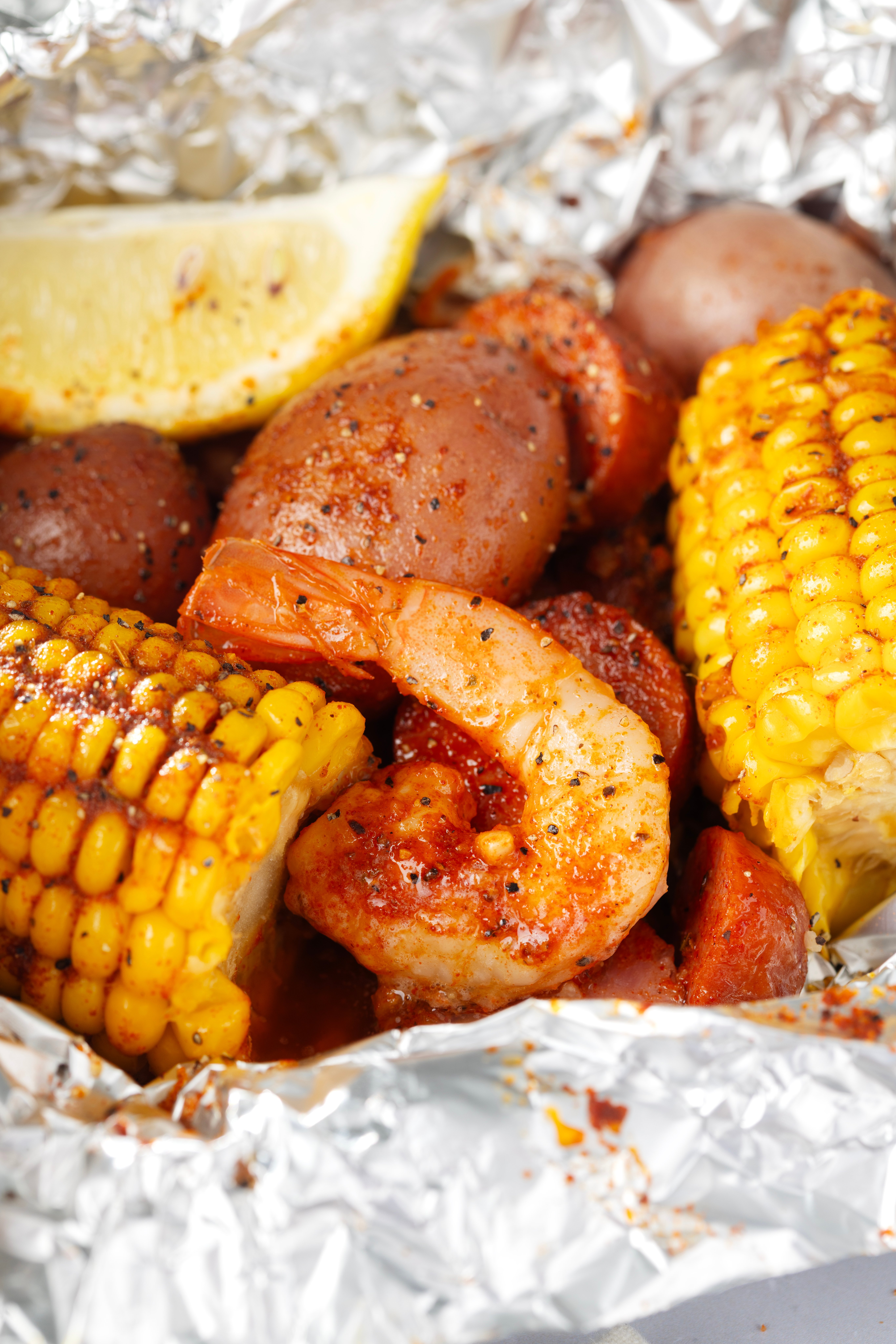 Easy Cajun Shrimp Boil