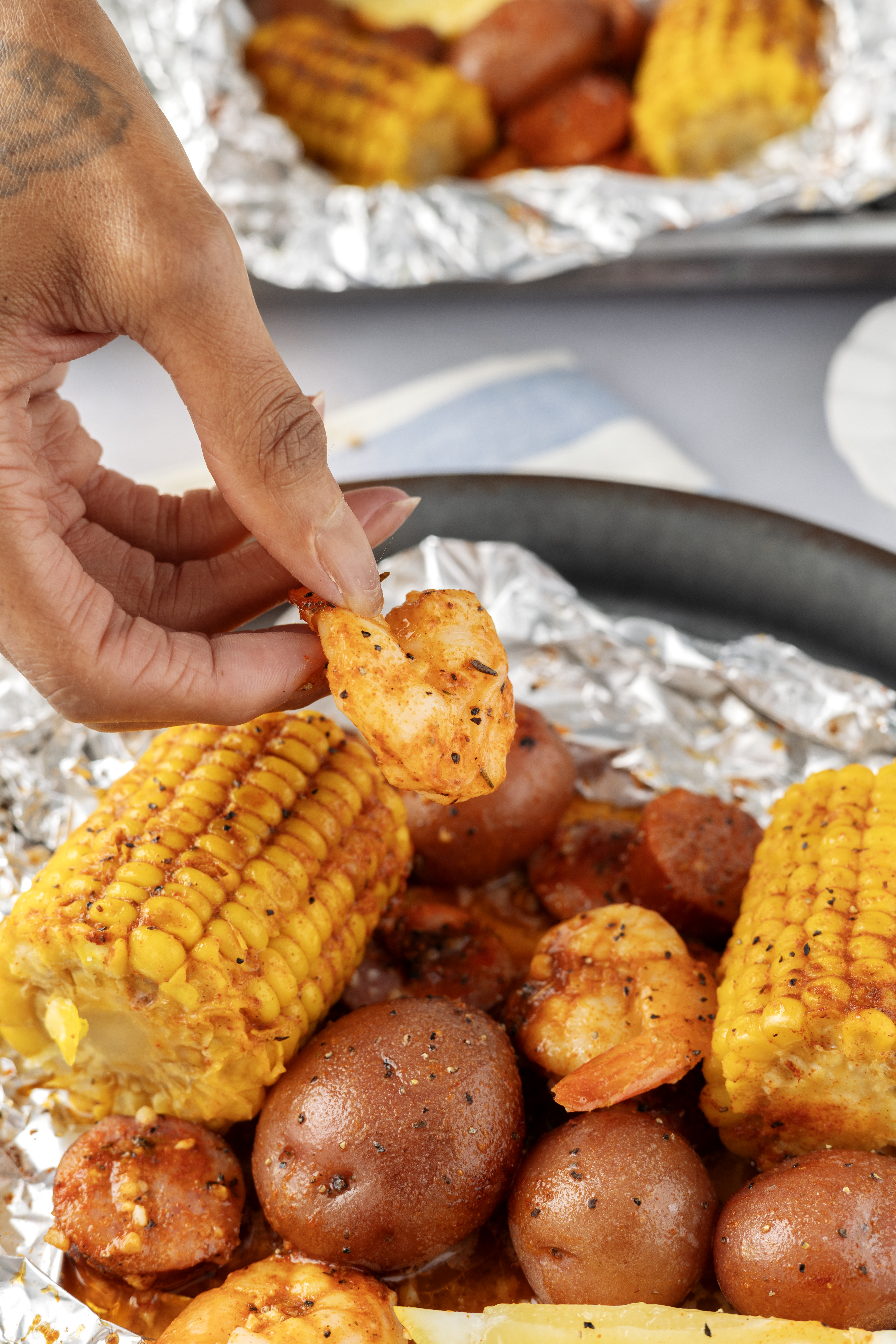 Easy Cajun Shrimp Boil