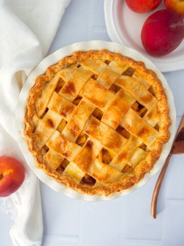 Easy Southern Peach Pie
