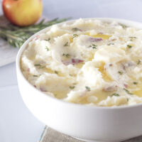 Red Garlic Mashed Potatoes