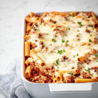 Easy Cheesy Baked Ziti