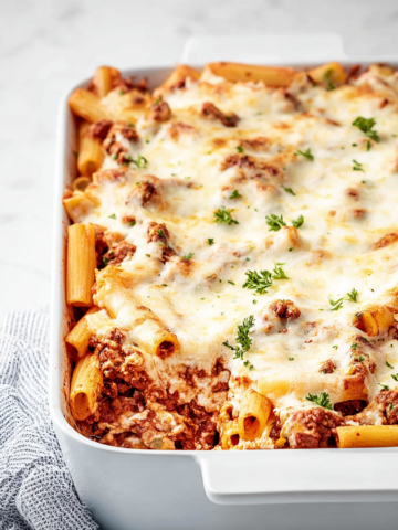 Easy Cheesy Baked Ziti