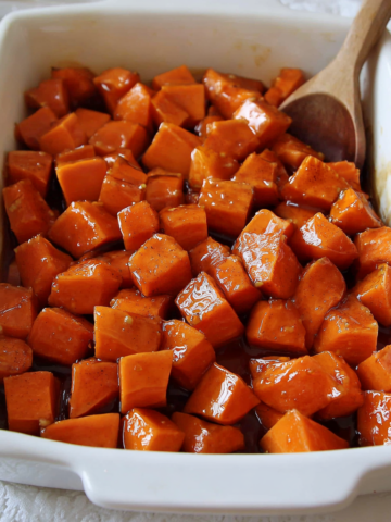 Maple Glazed Sweet Potatoes