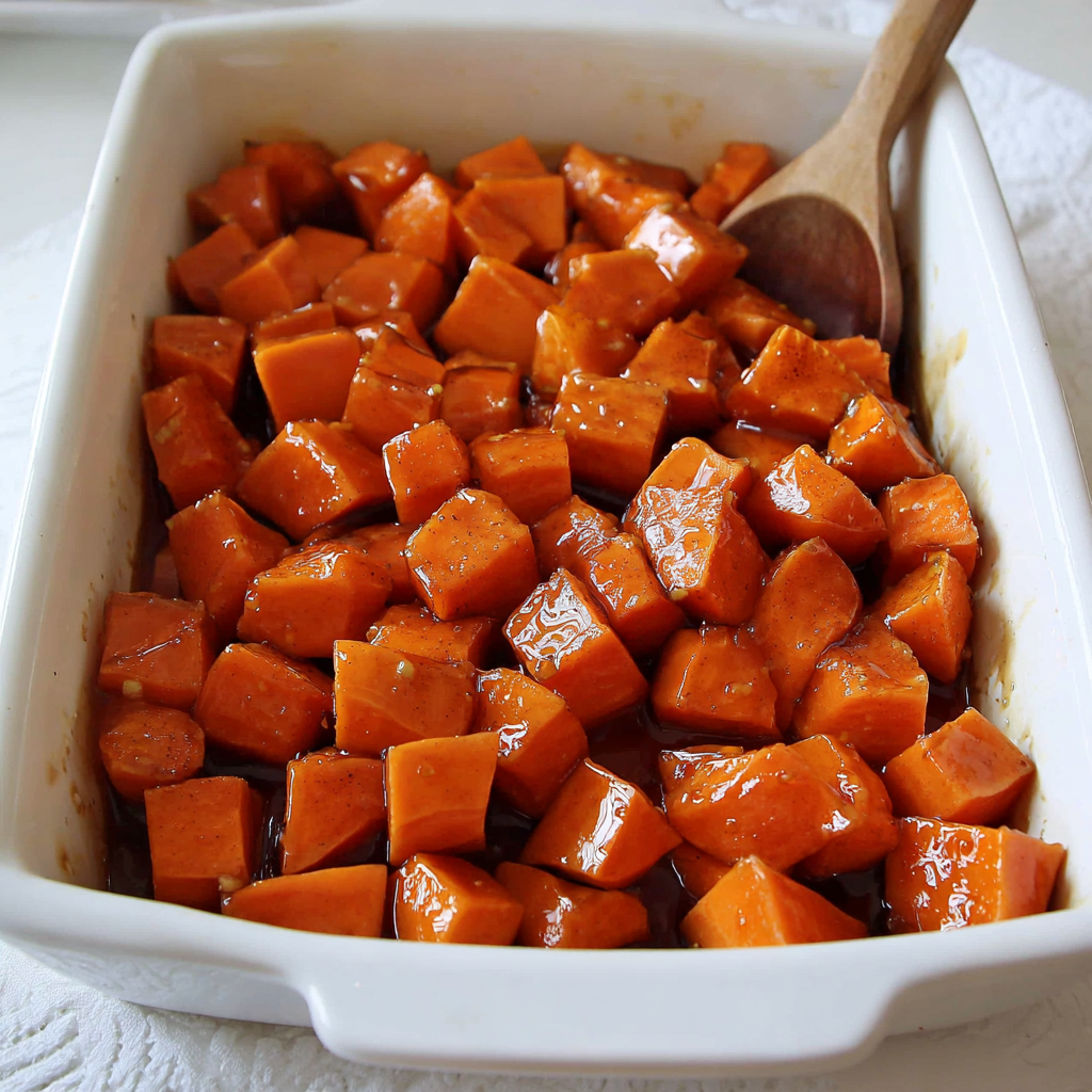 Maple Glazed Sweet Potatoes