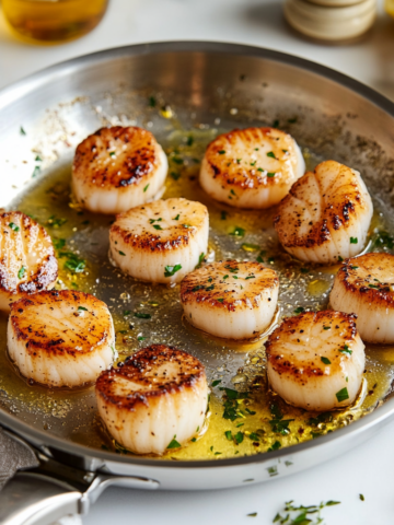 Pan Seared Lemon Butter Scallops