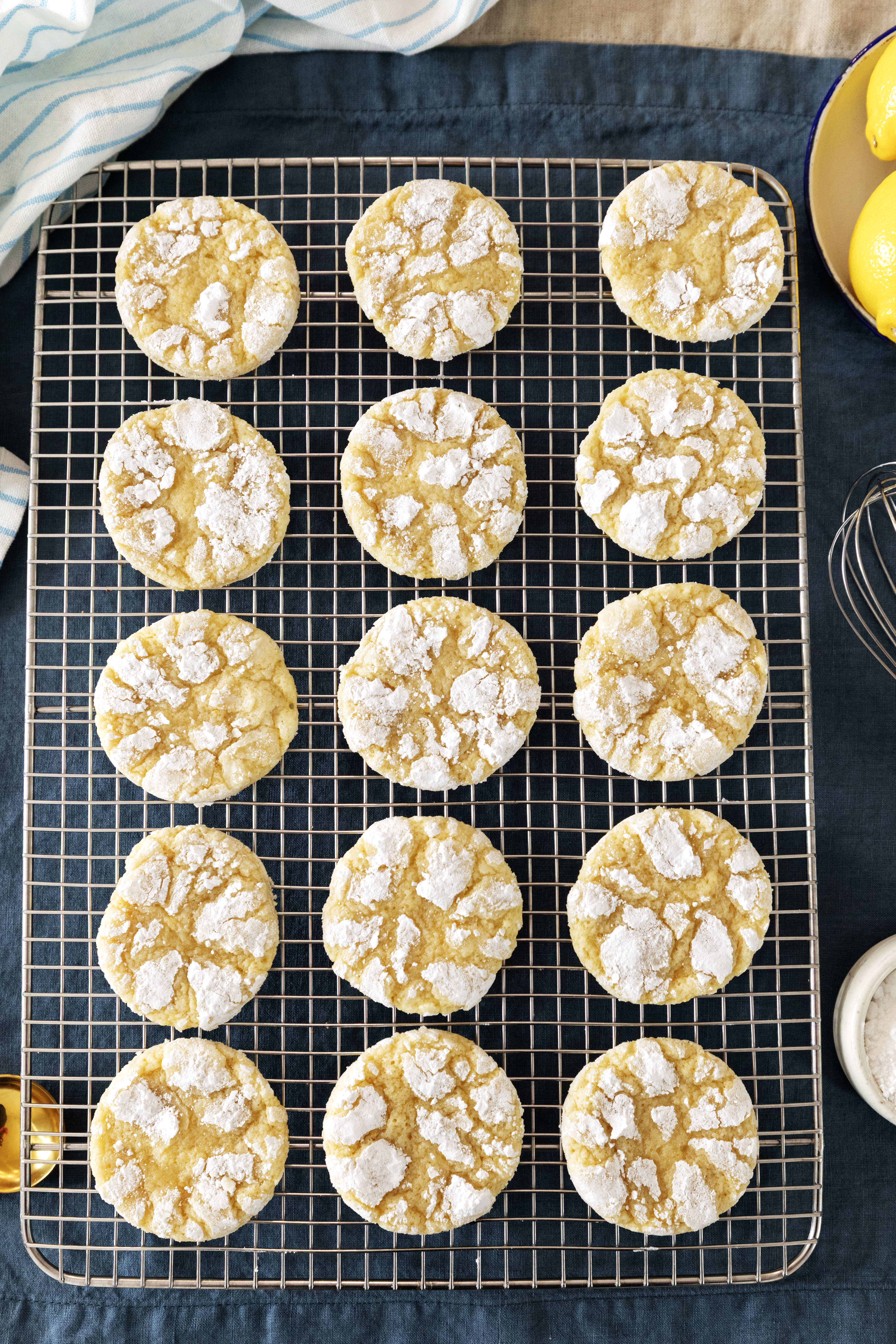 Lemon Crinkle Cookies