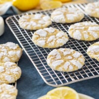 Lemon Crinkle Cookies