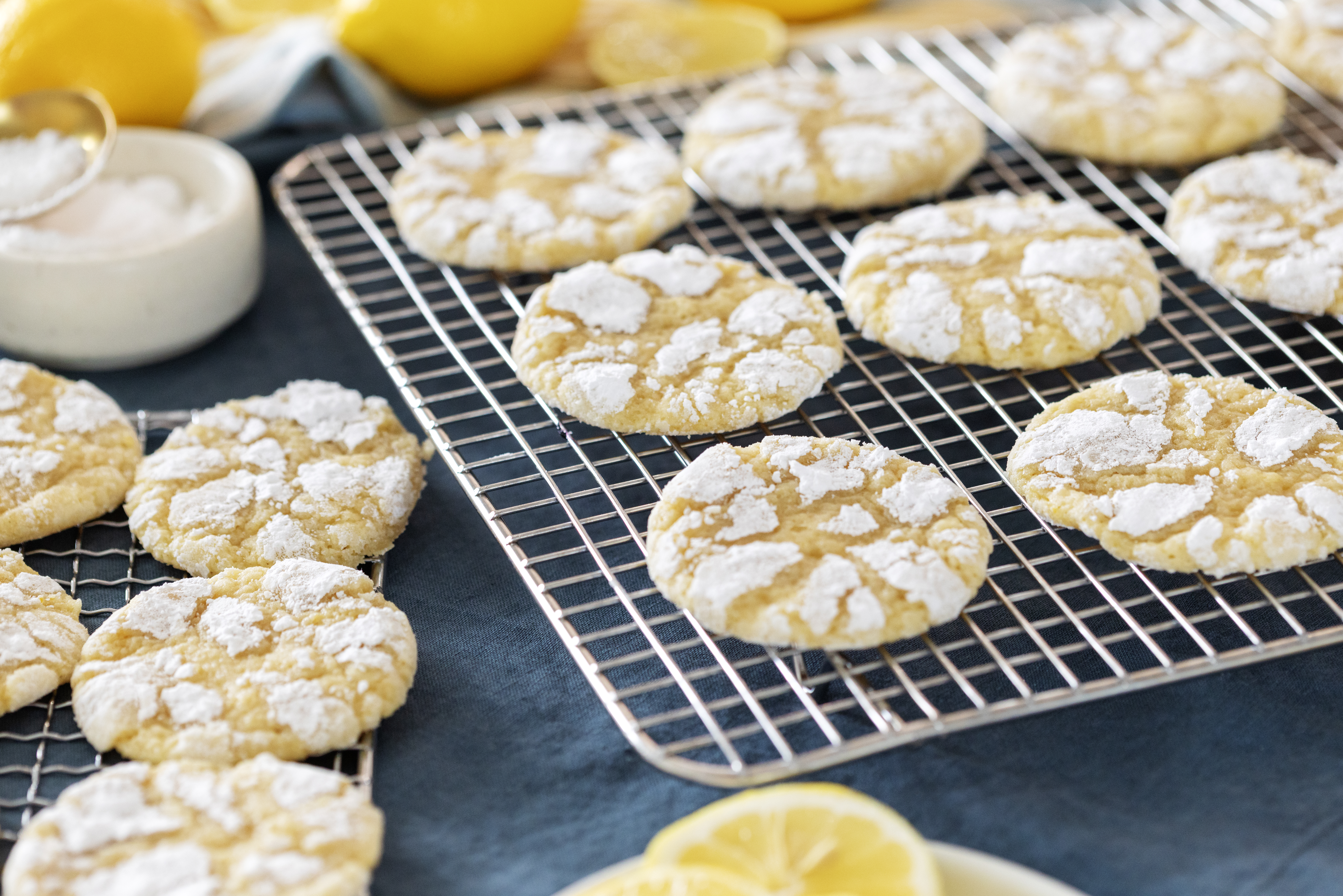 Lemon Crinkle Cookies