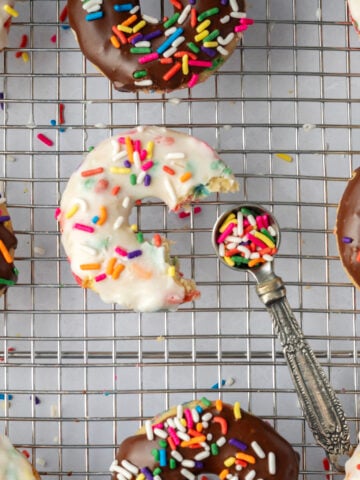 Easy Baked Funfetti Donuts