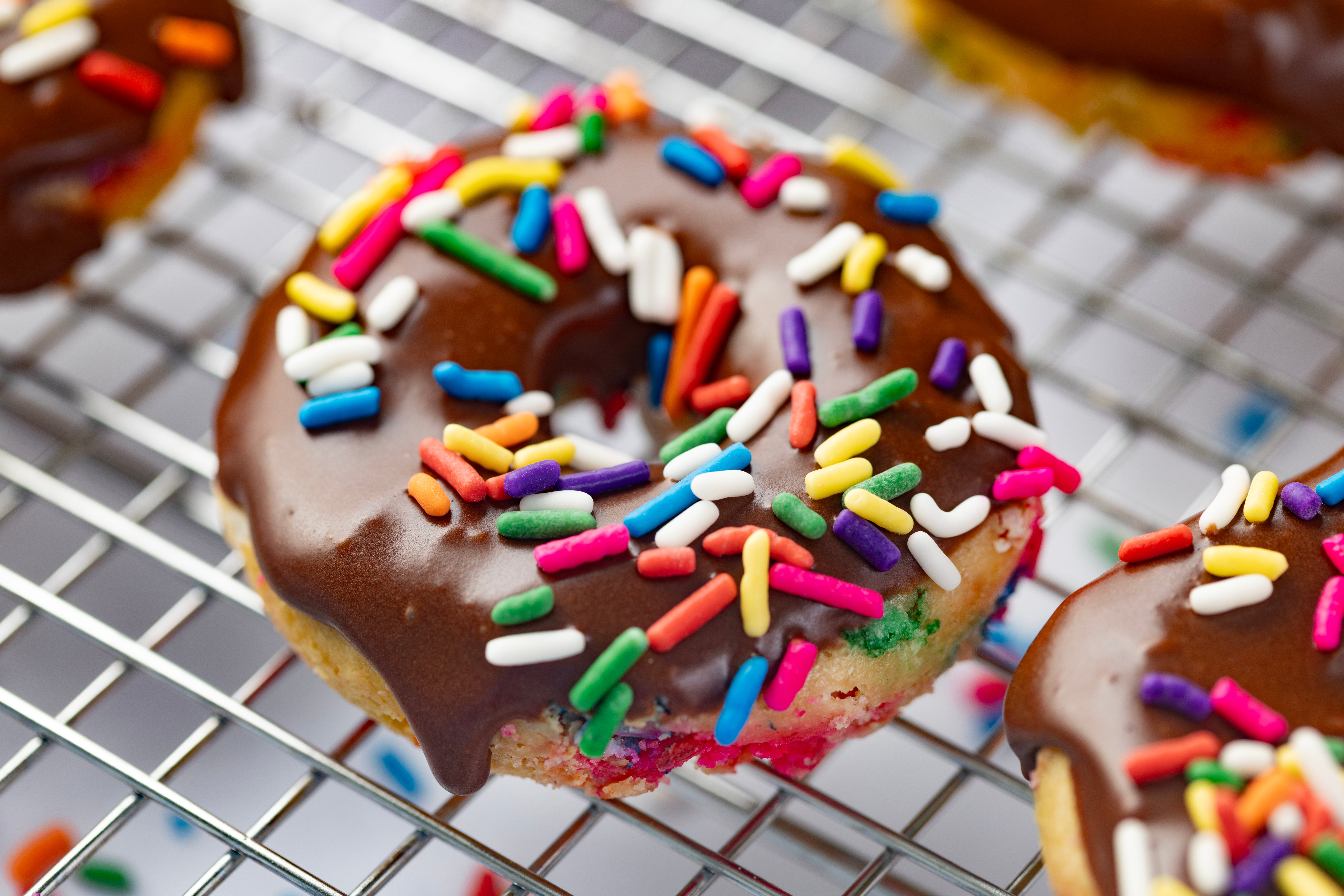 Easy Baked Funfetti Donuts