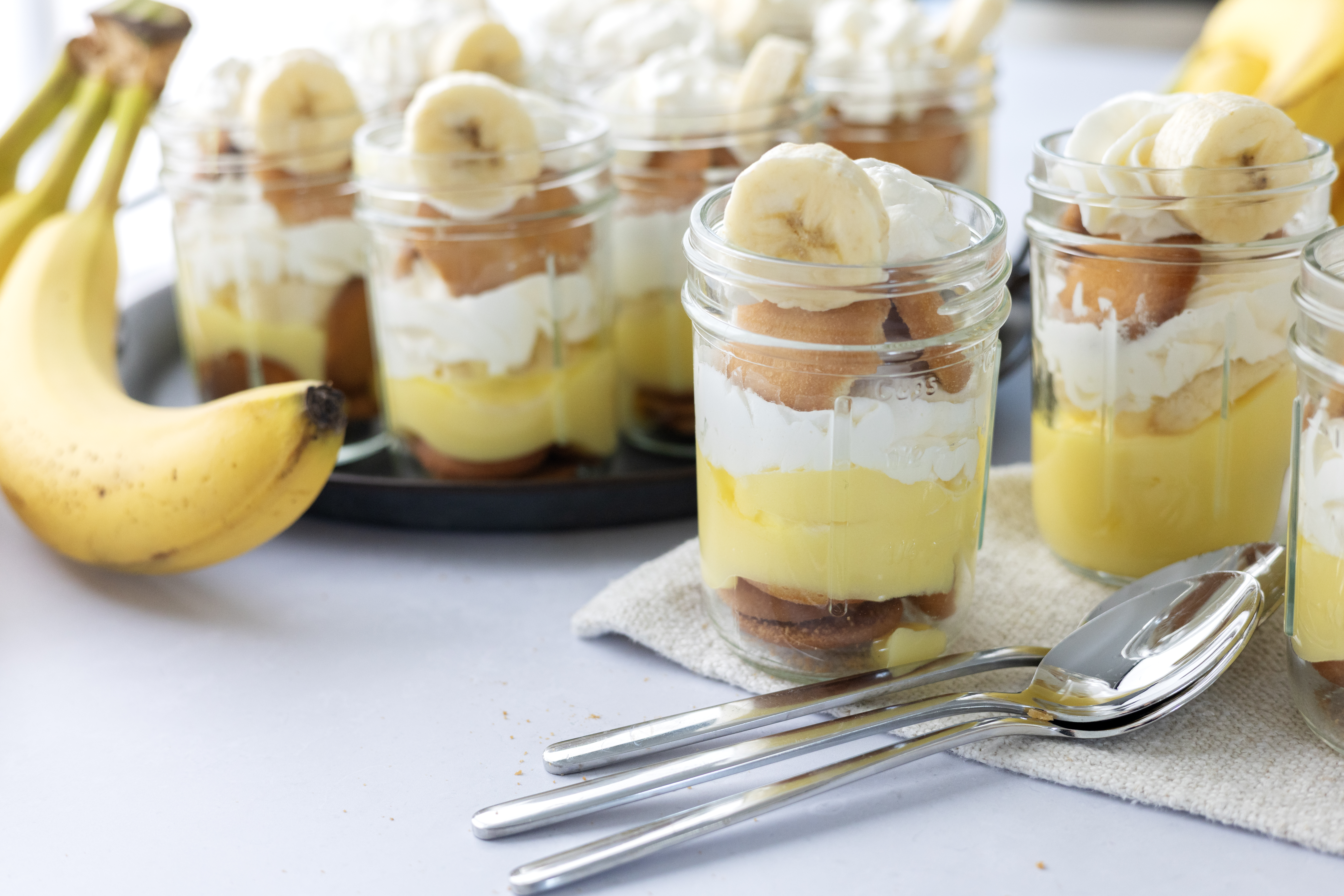 Easy Banana Pudding Jars