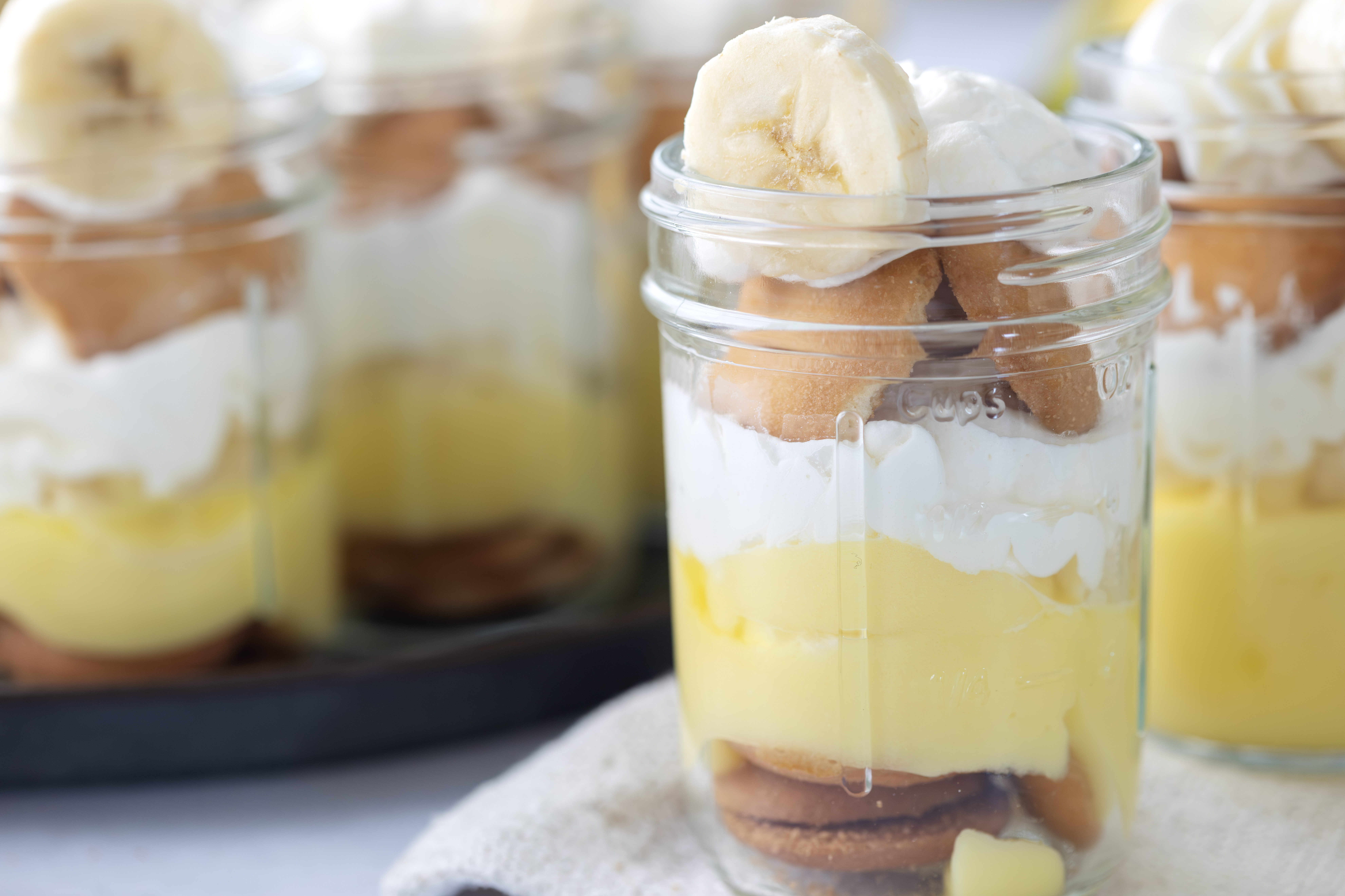 Easy Banana Pudding Jars