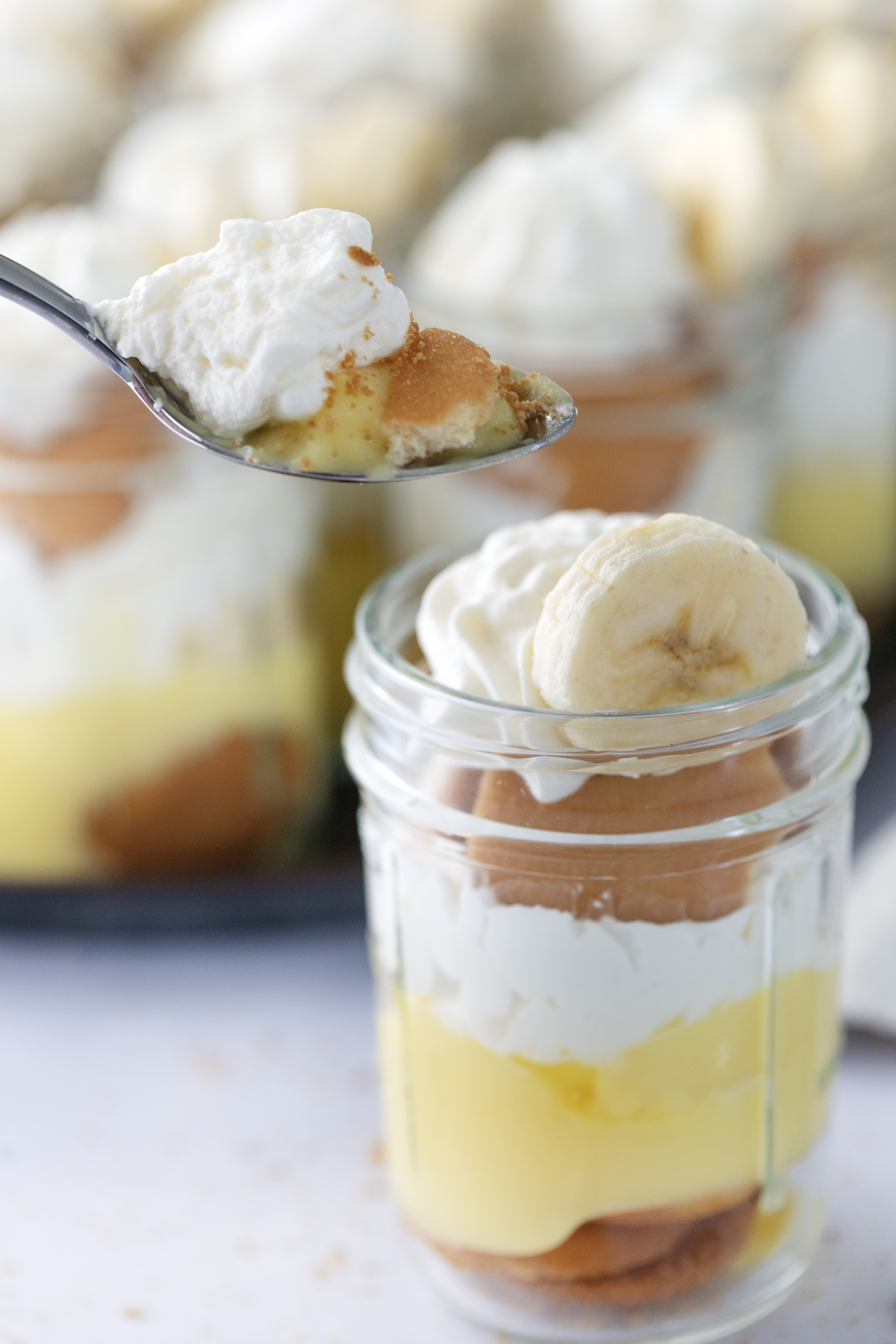 Easy Banana Pudding Jars