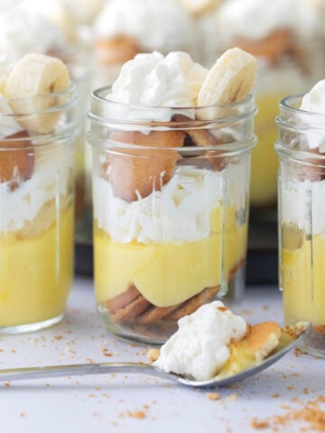 Easy Banana Pudding Jars