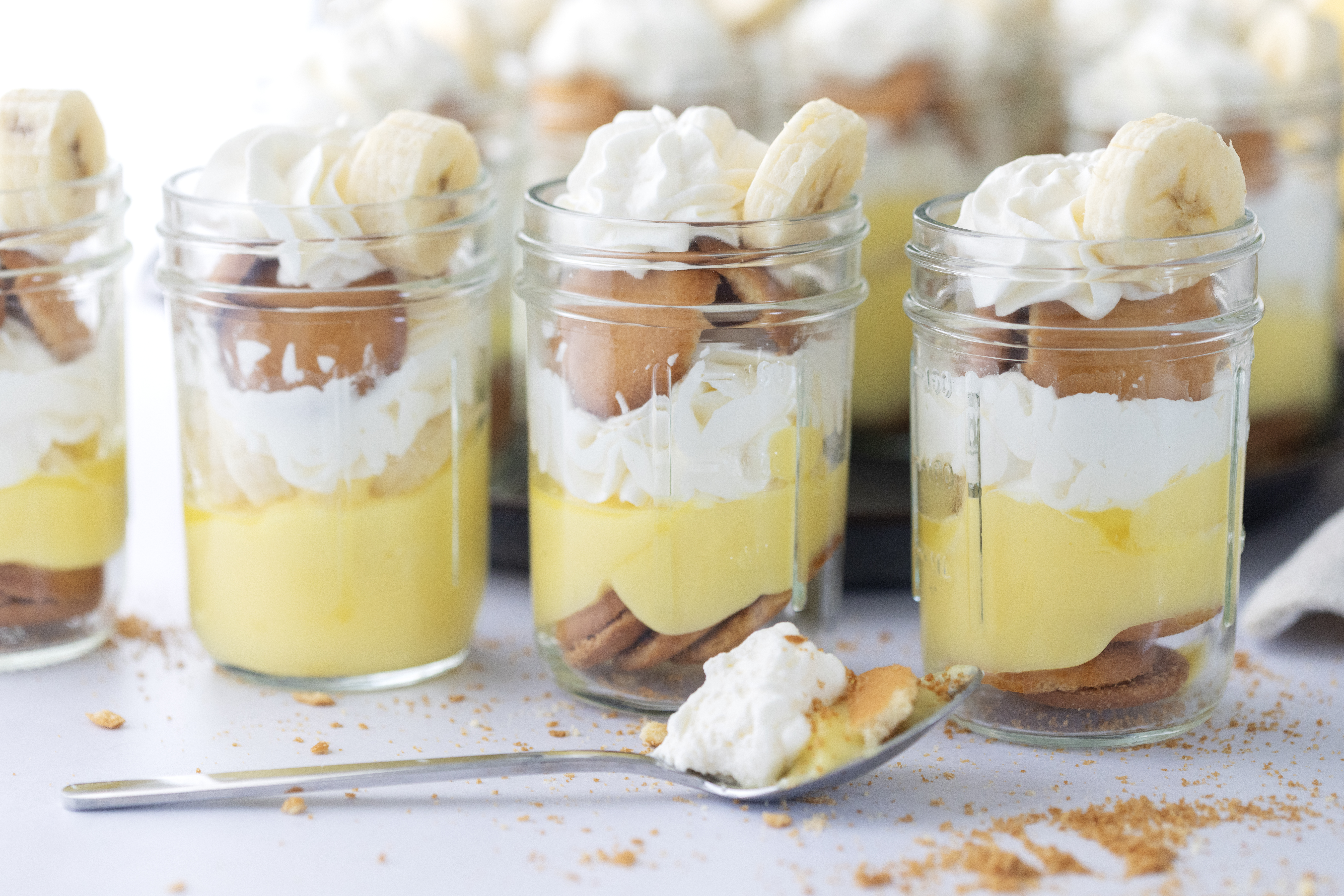 Easy Banana Pudding Jars