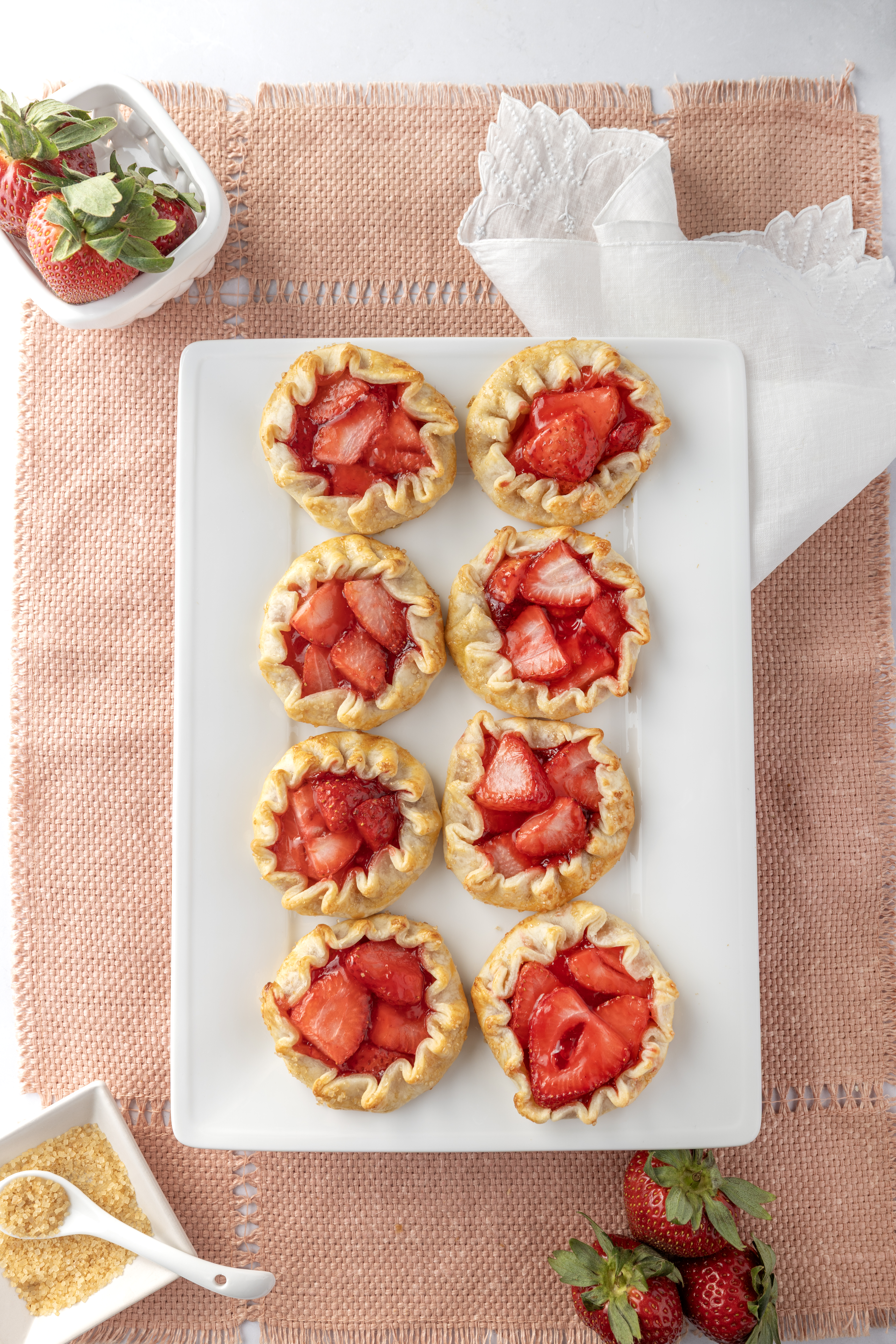 Mini Strawberry Galettes