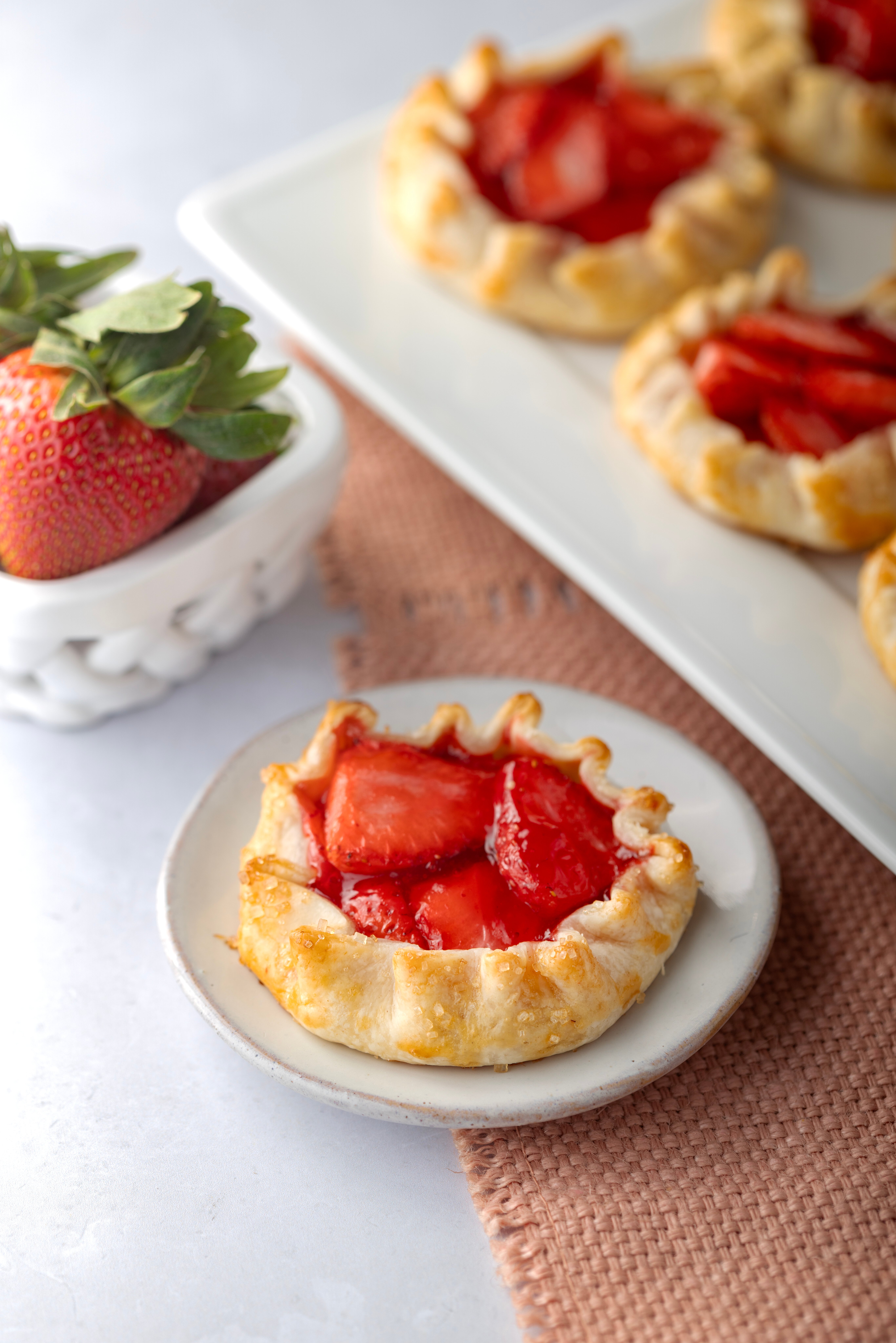 Mini Strawberry Galettes