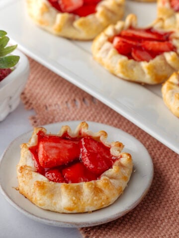 Mini Strawberry Galettes