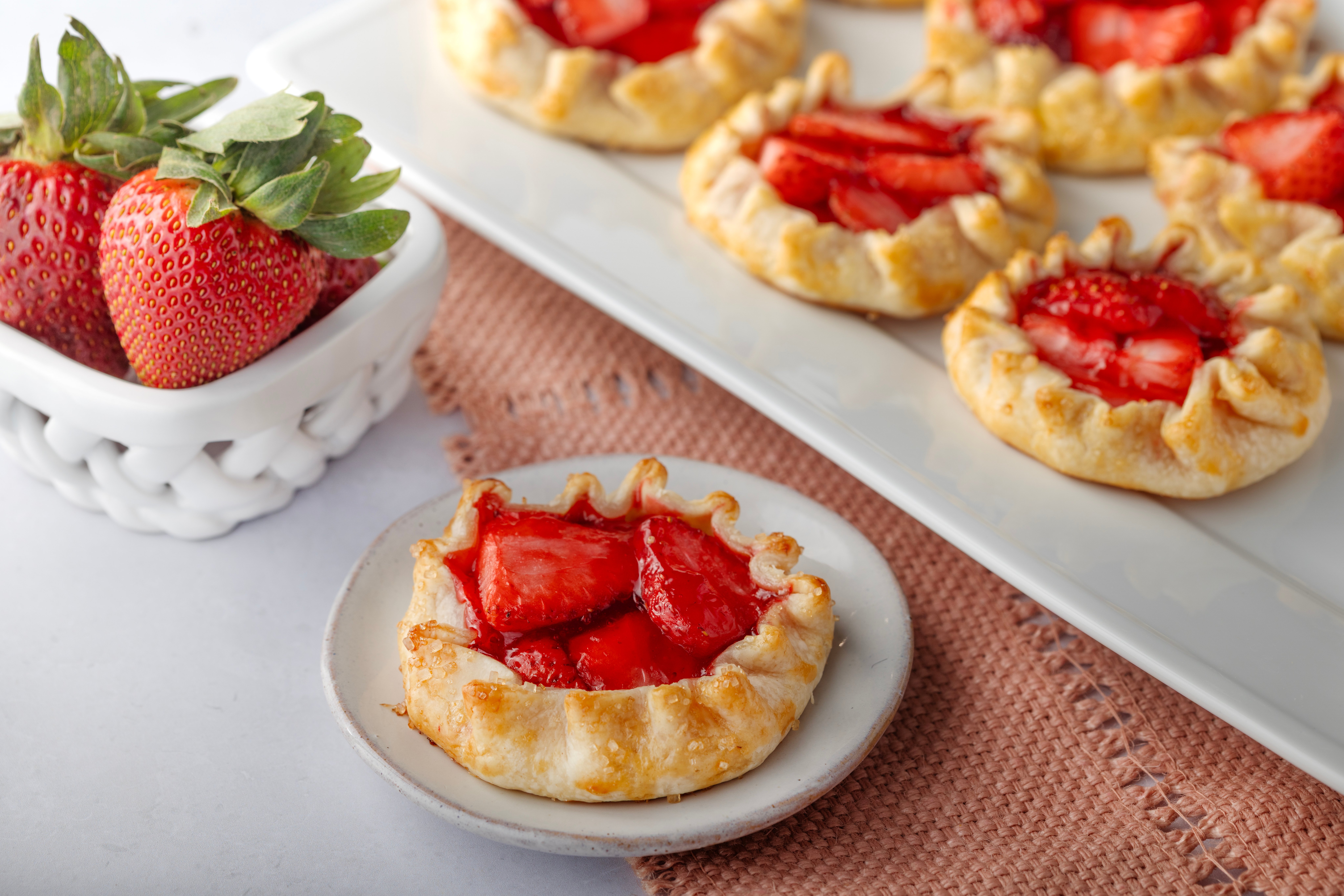 Mini Strawberry Galettes