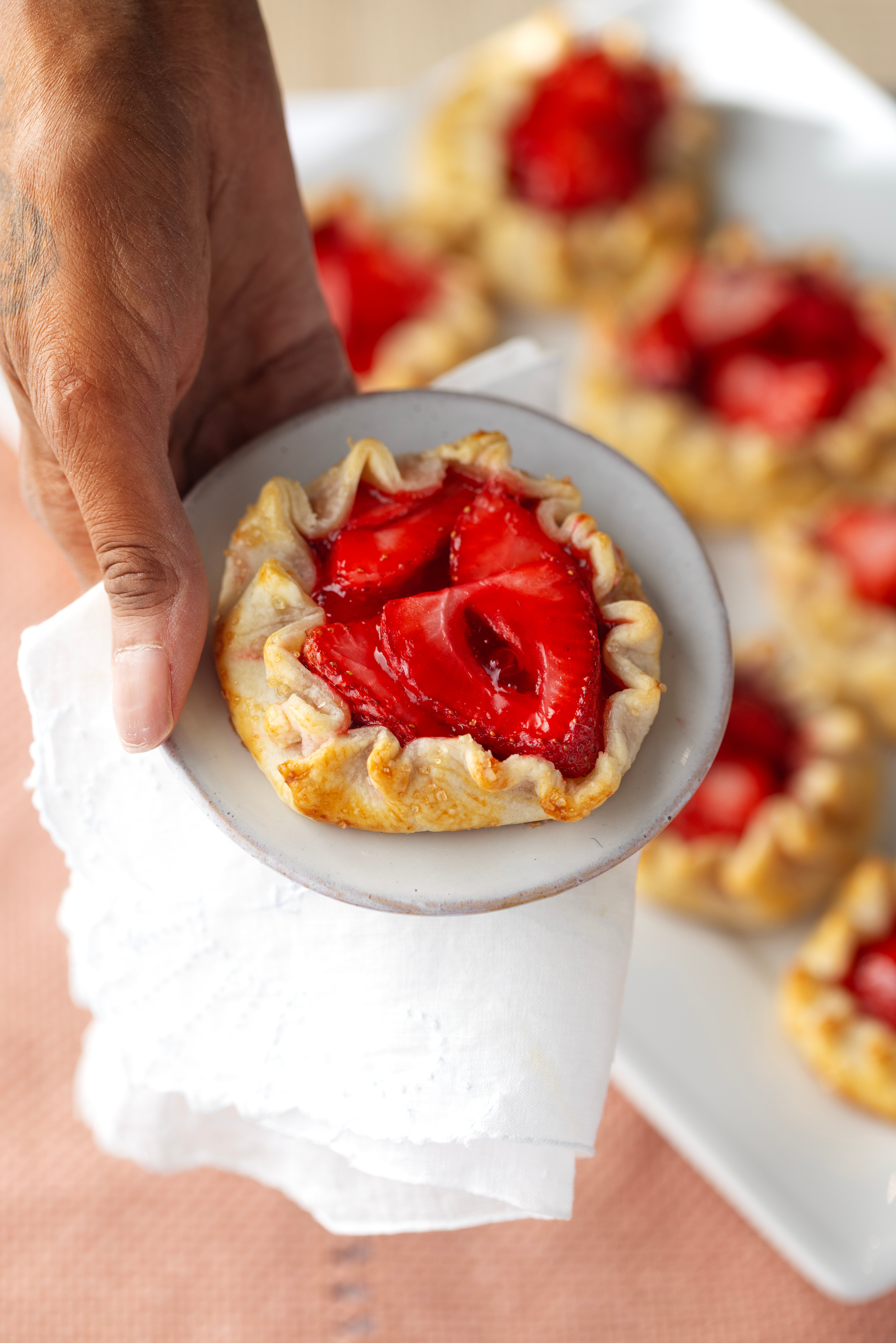 Mini Strawberry Galettes