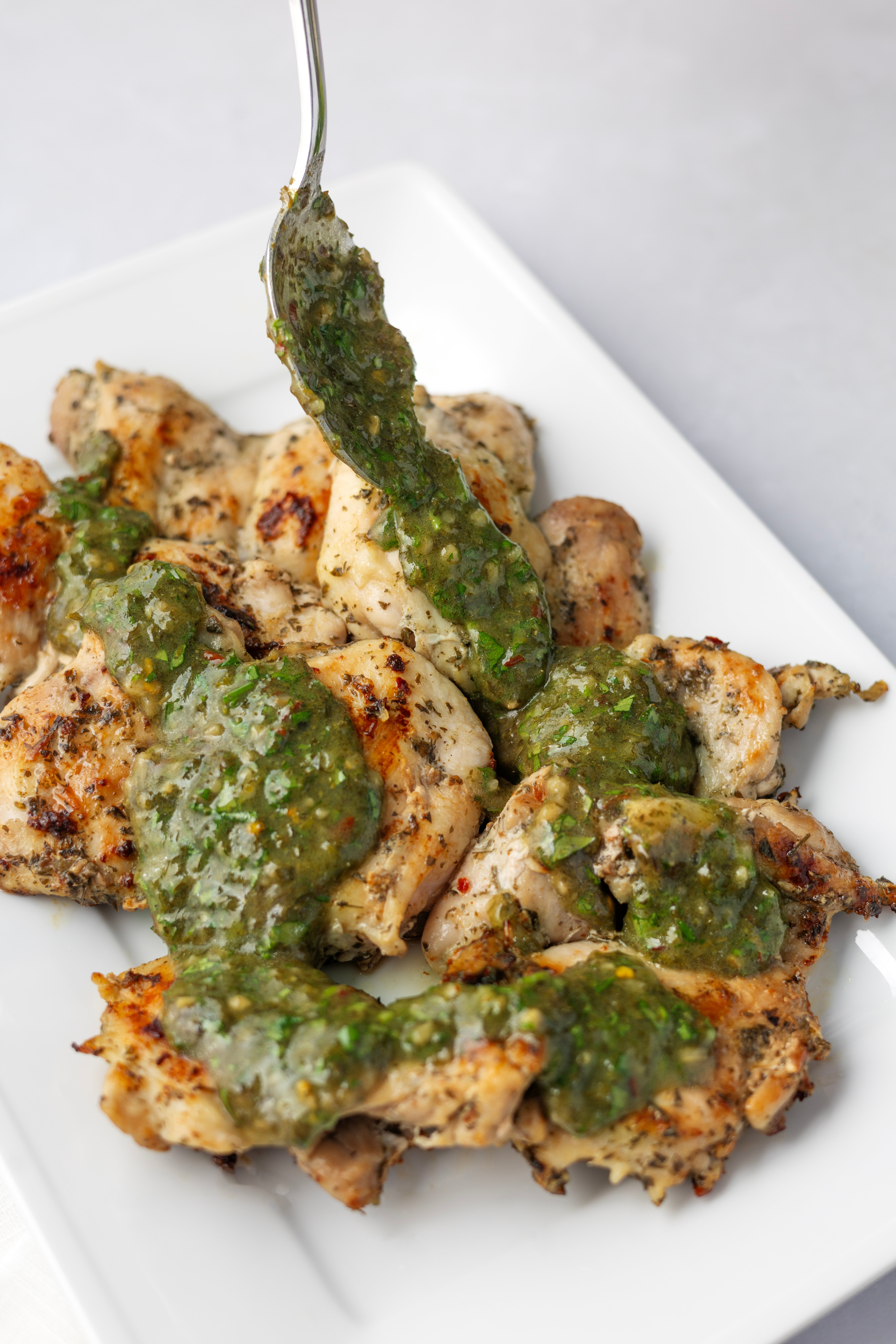 Easy Chimichurri Chicken Thighs 