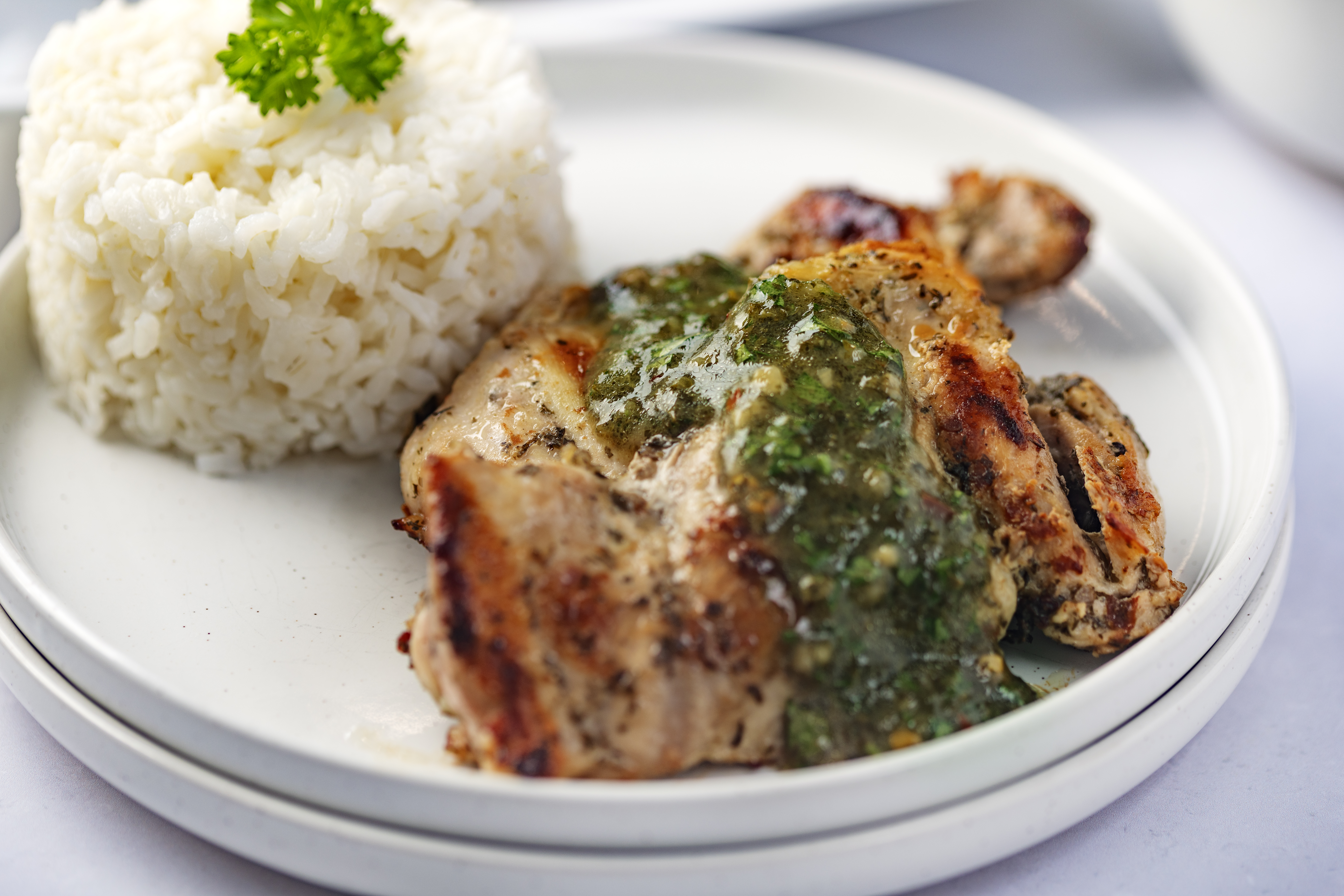 Easy Chimichurri Chicken Thighs