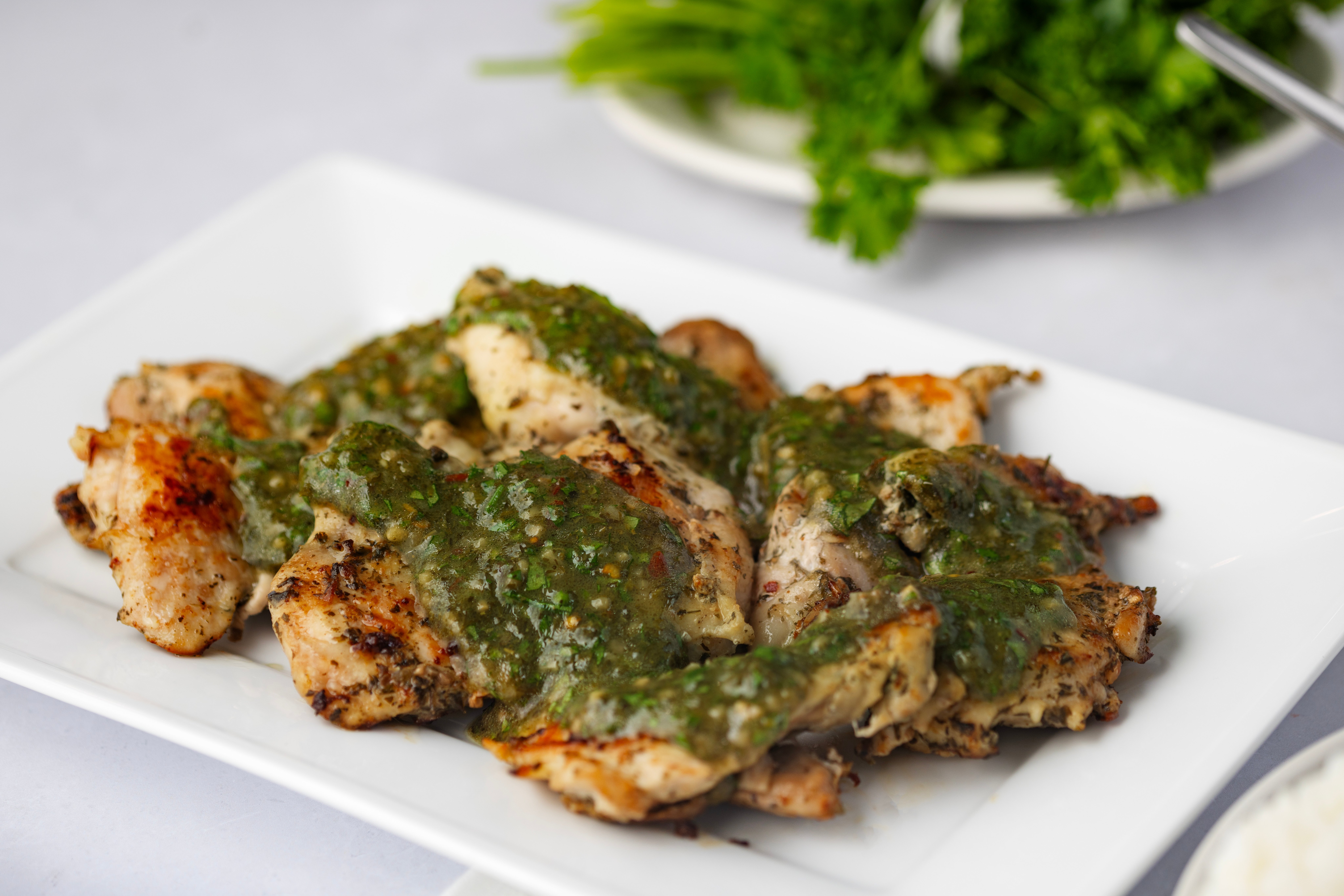 Easy Chimichurri Chicken Thighs