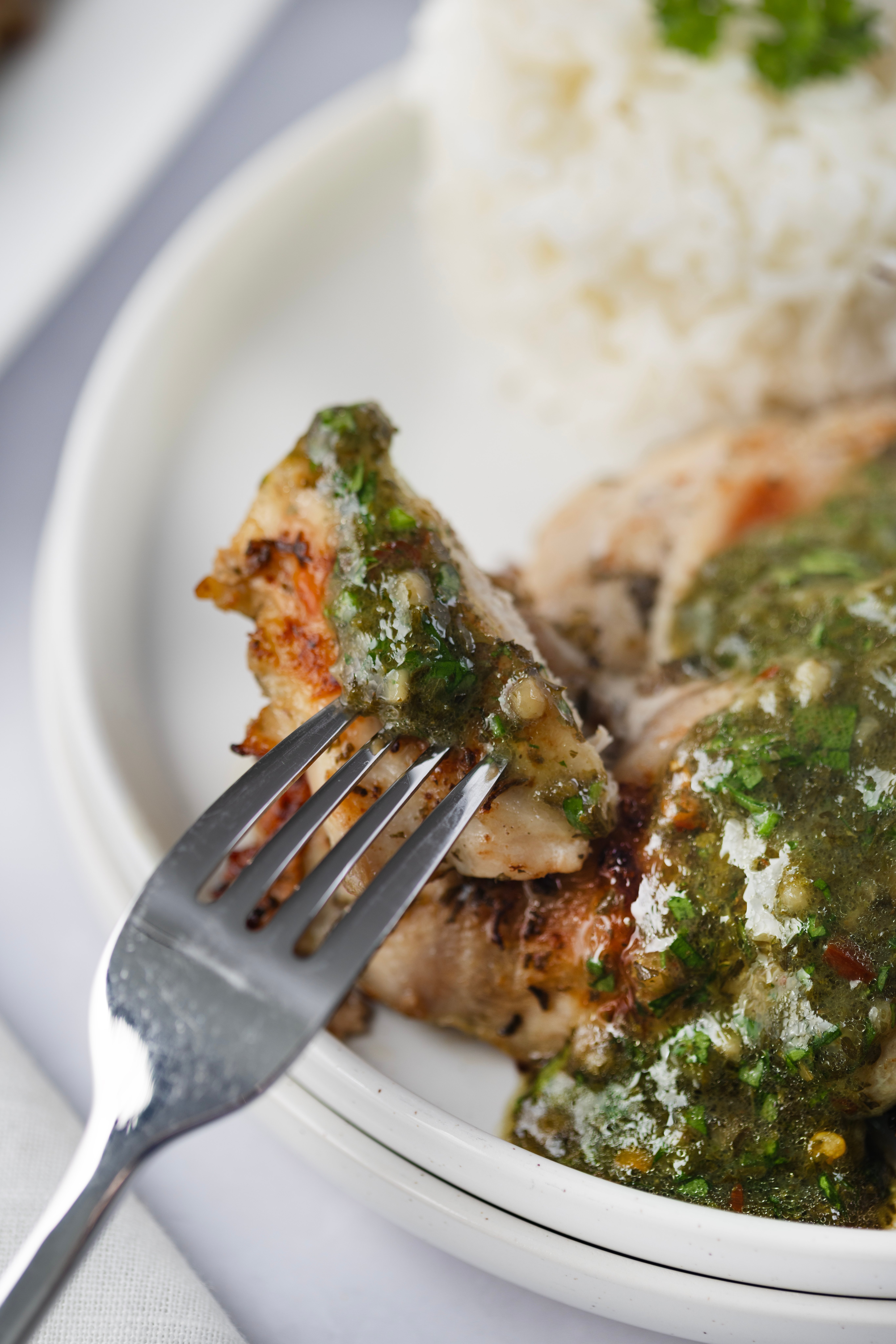 Easy Chimichurri Chicken Thighs
