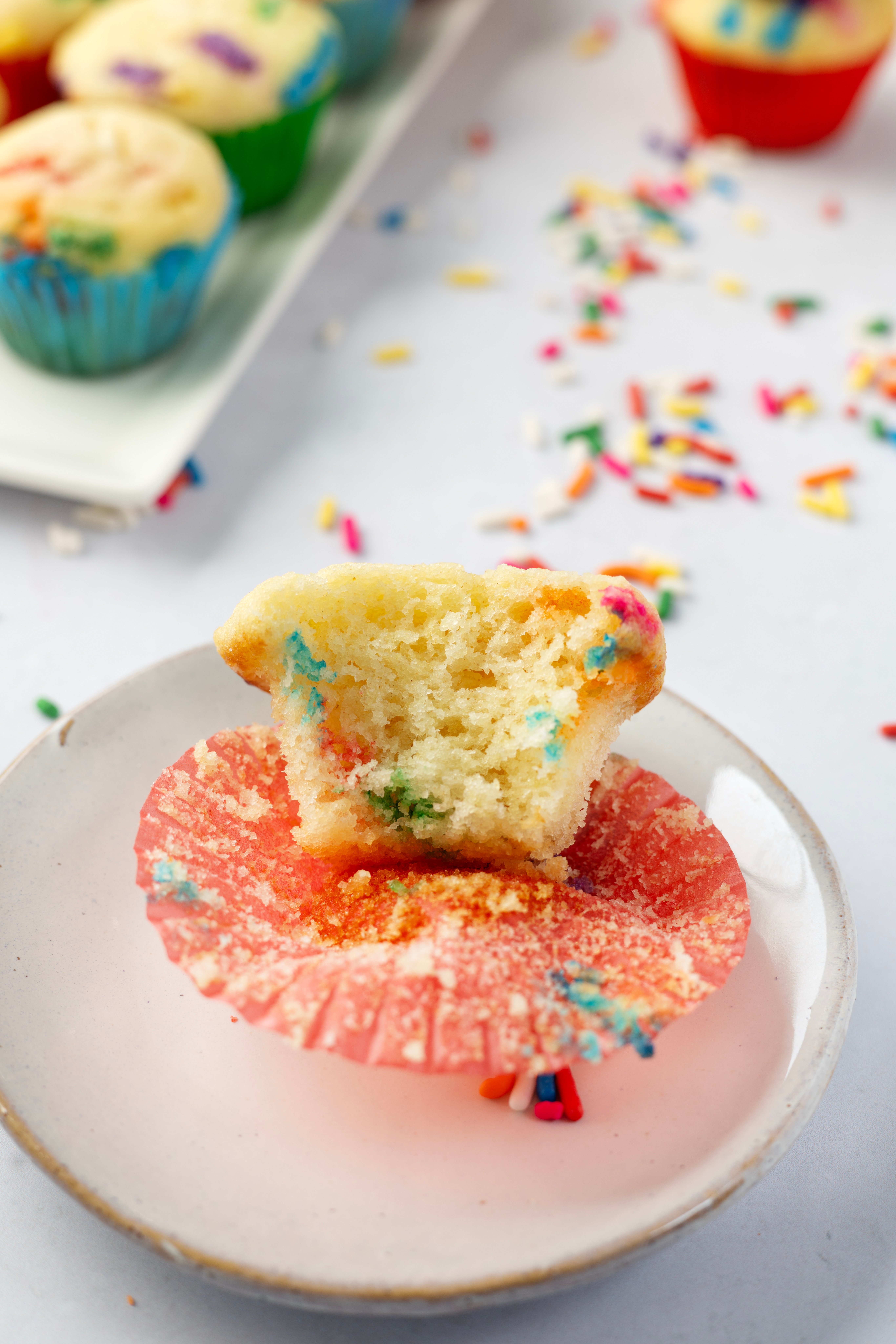 Easy Mini Funfetti Muffins