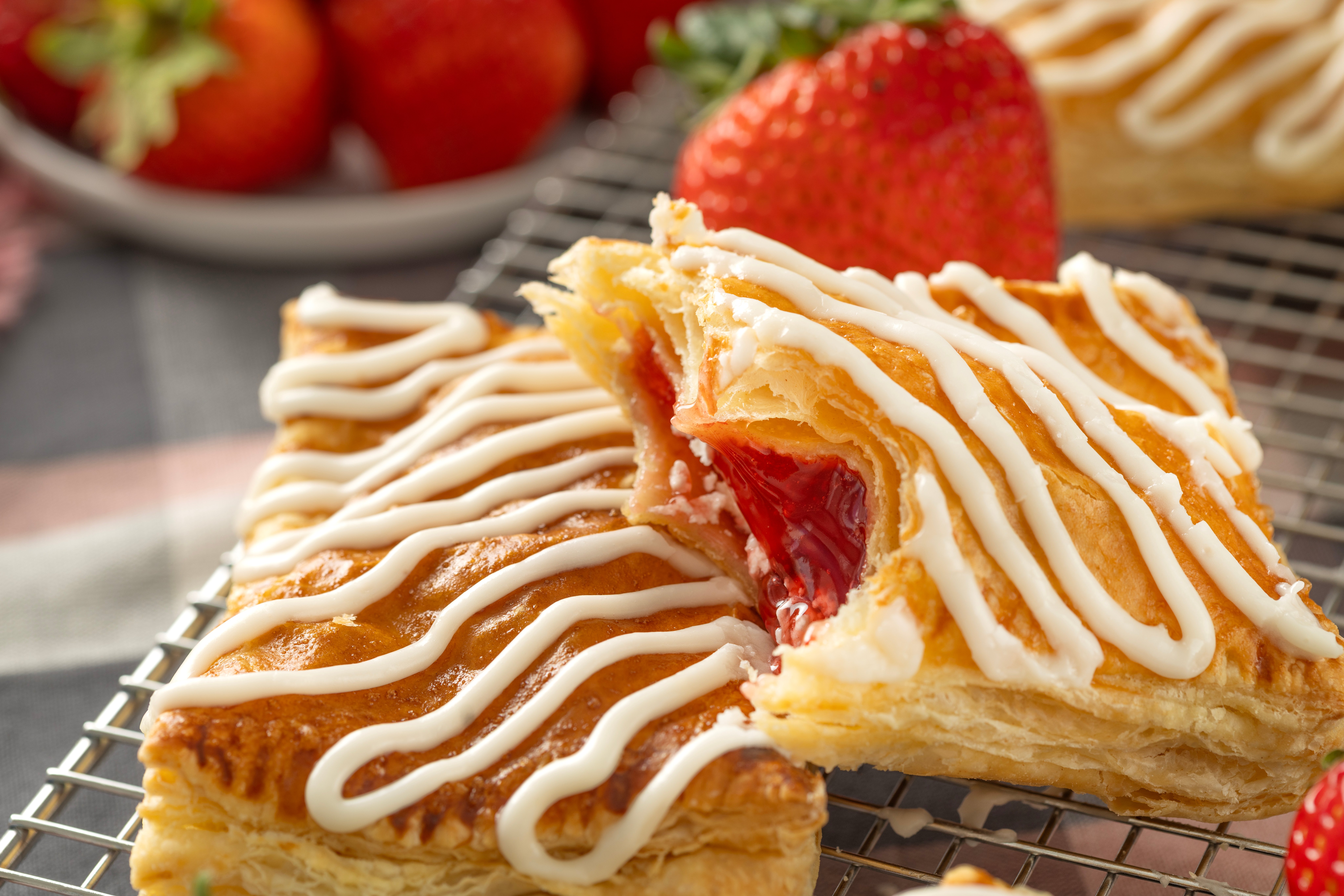 Cream Cheese Strawberry Toaster Pastries