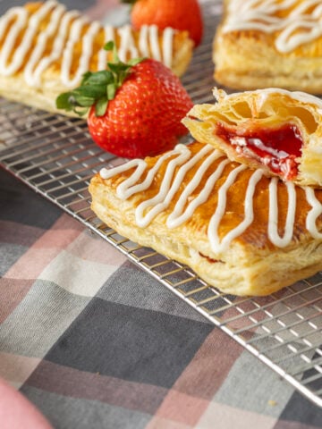 Cream Cheese Strawberry Toaster Pastries