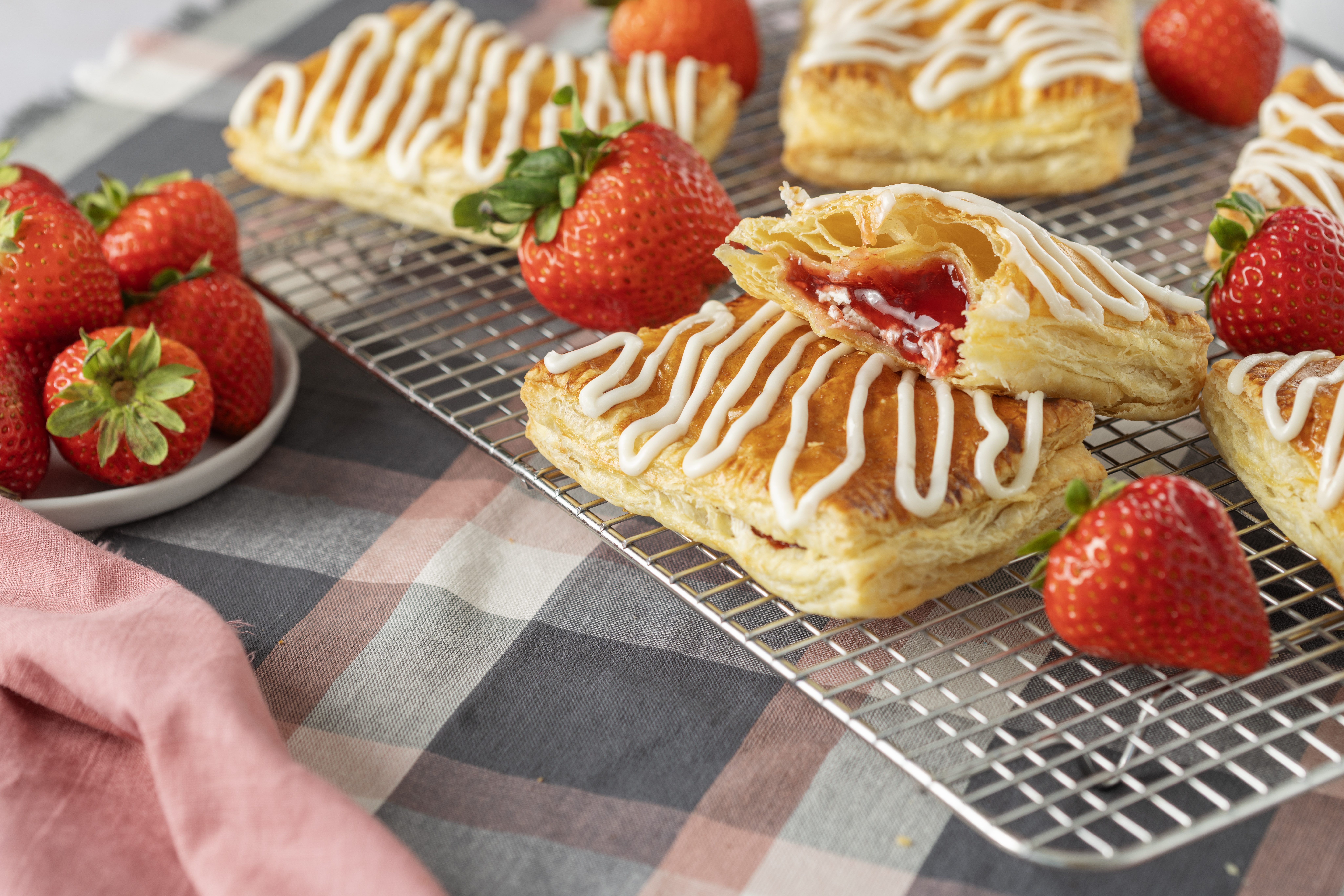 Cream Cheese Strawberry Toaster Pastries