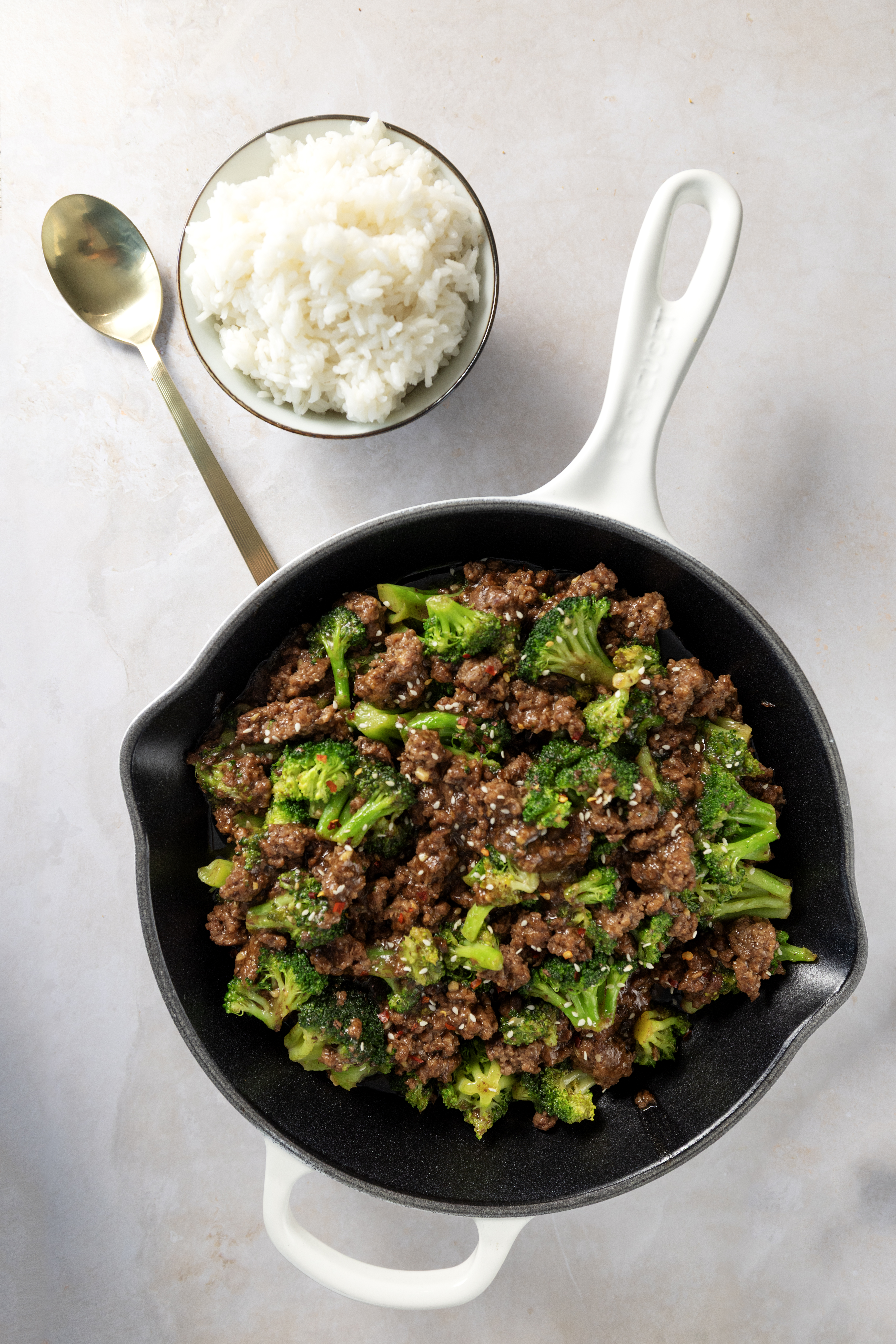 Easy Ground Beef and Broccoli