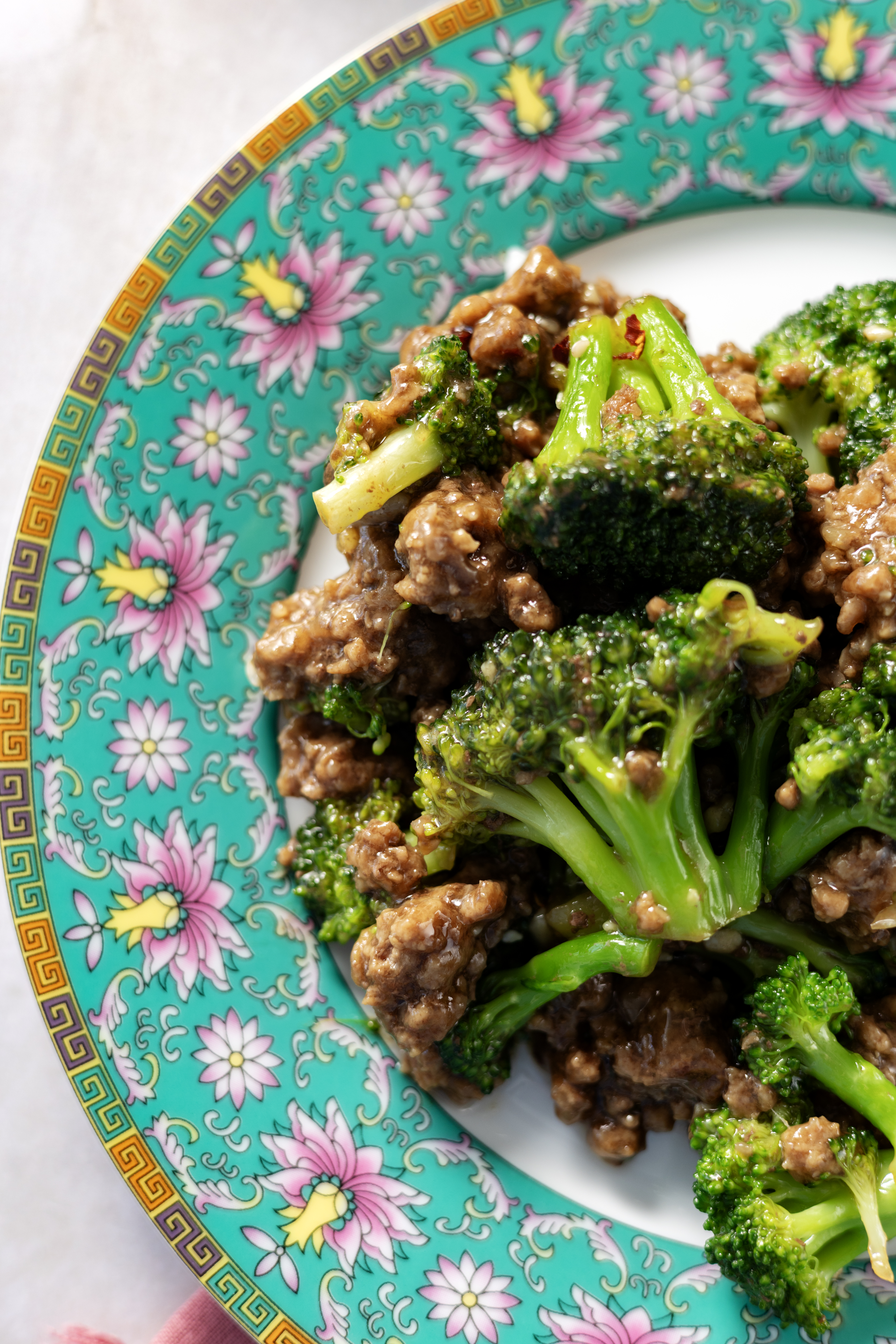 Easy Ground Beef and Broccoli