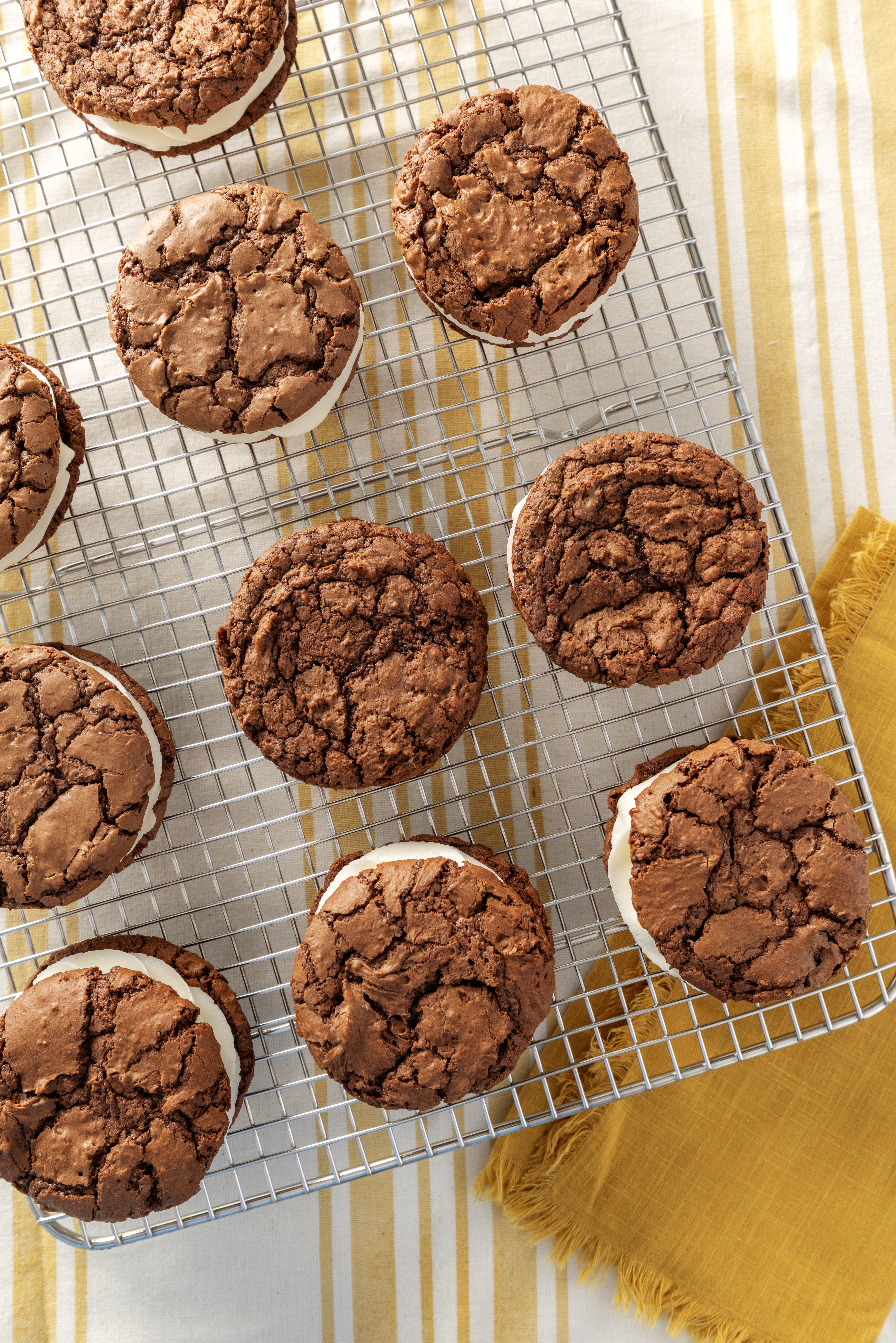 Easy Brownie Cookie Sandwiches