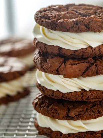 Easy Brownie Cookie Sandwiches