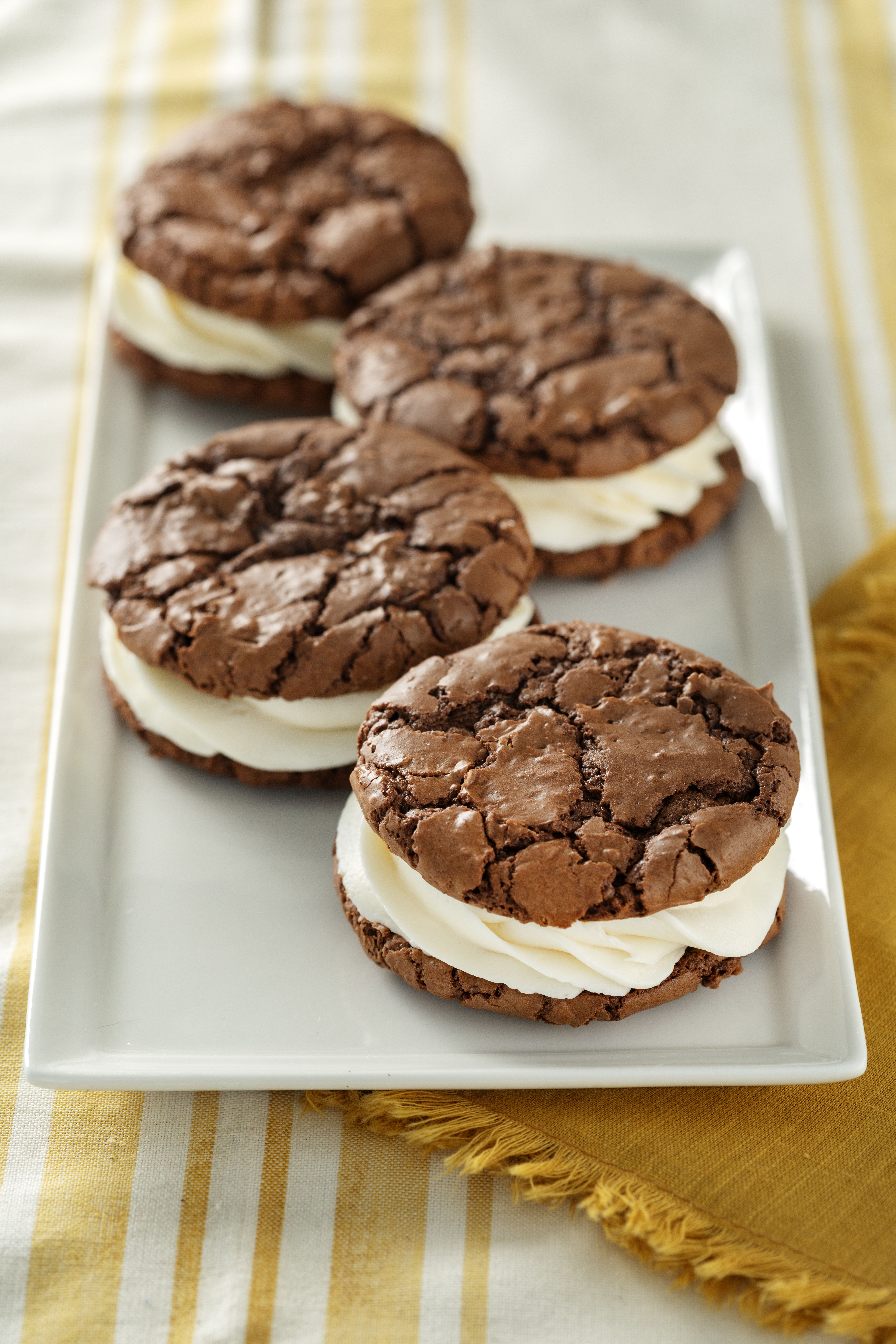 Easy Brownie Cookie Sandwiches