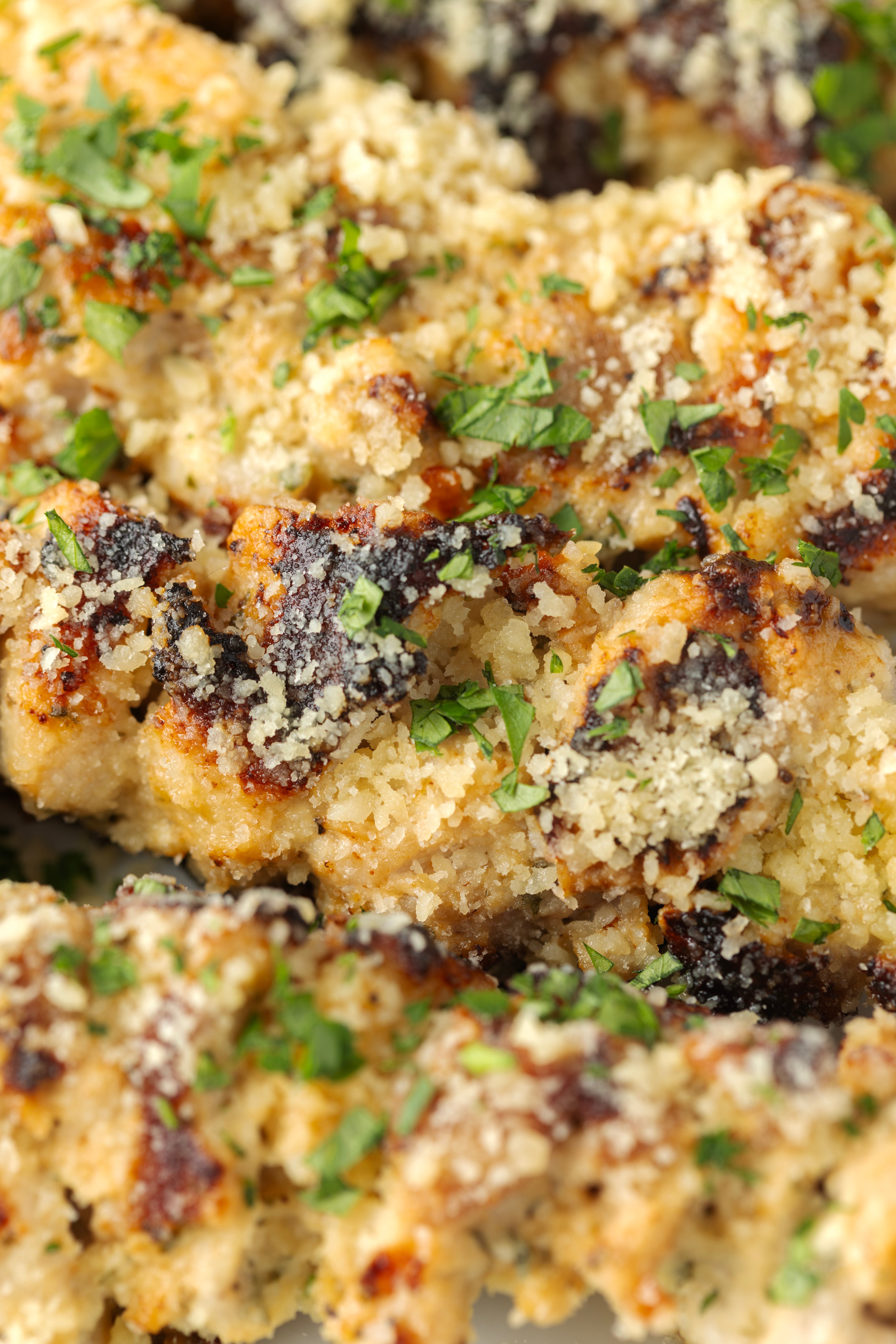 Ranch Garlic Parmesan Chicken Skewers