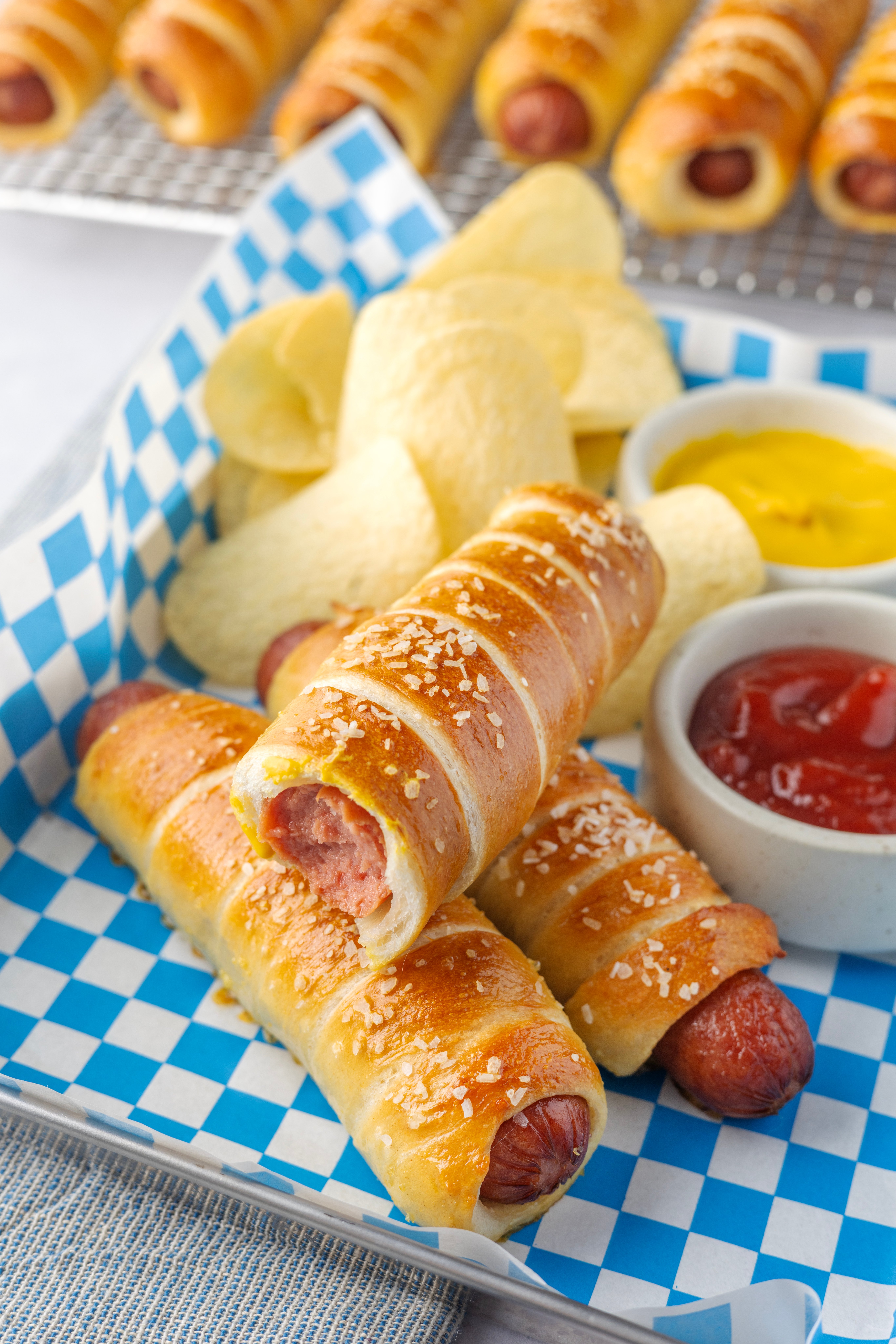 Easy Homemade Pretzel Dogs
