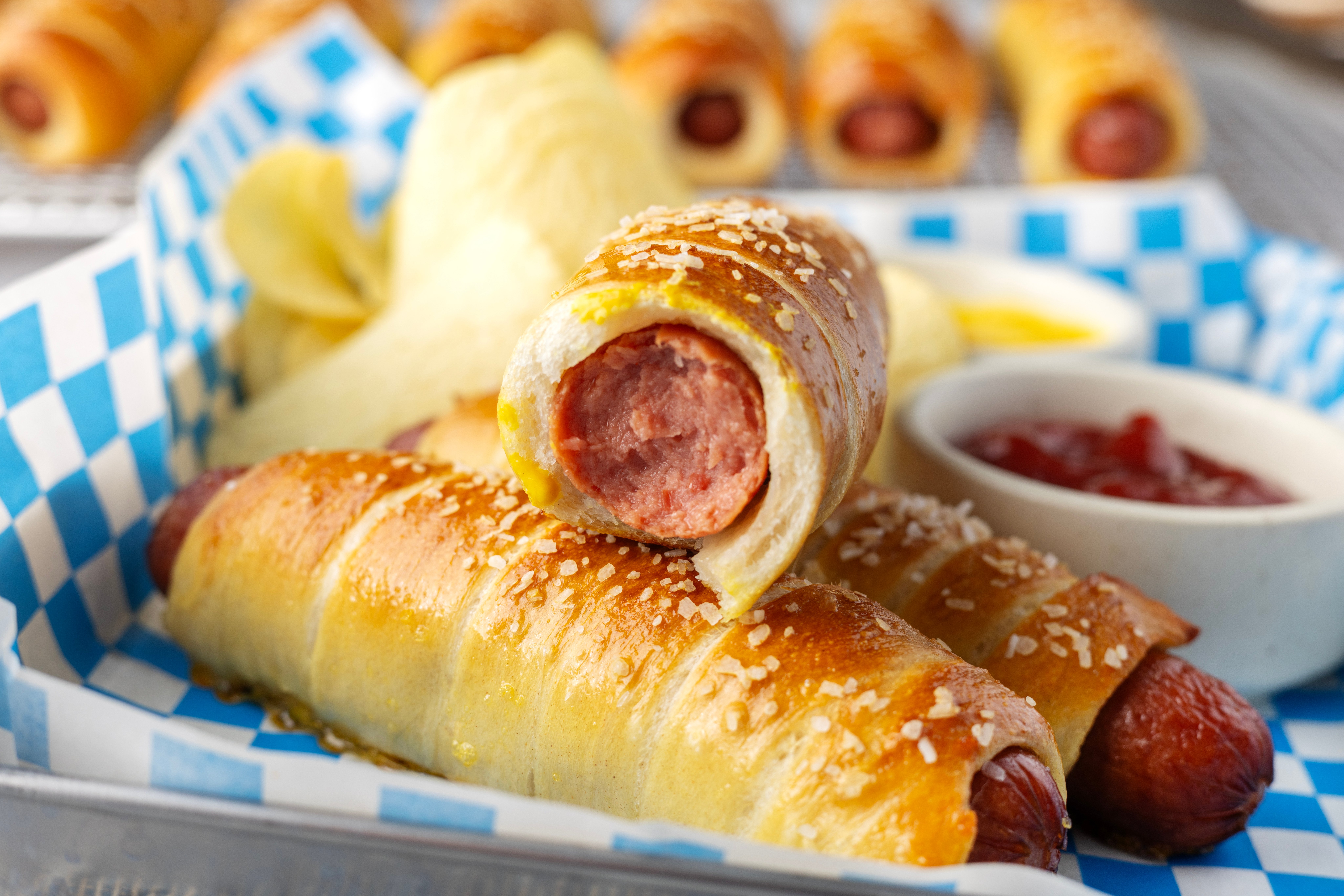 Easy Homemade Pretzel Dogs